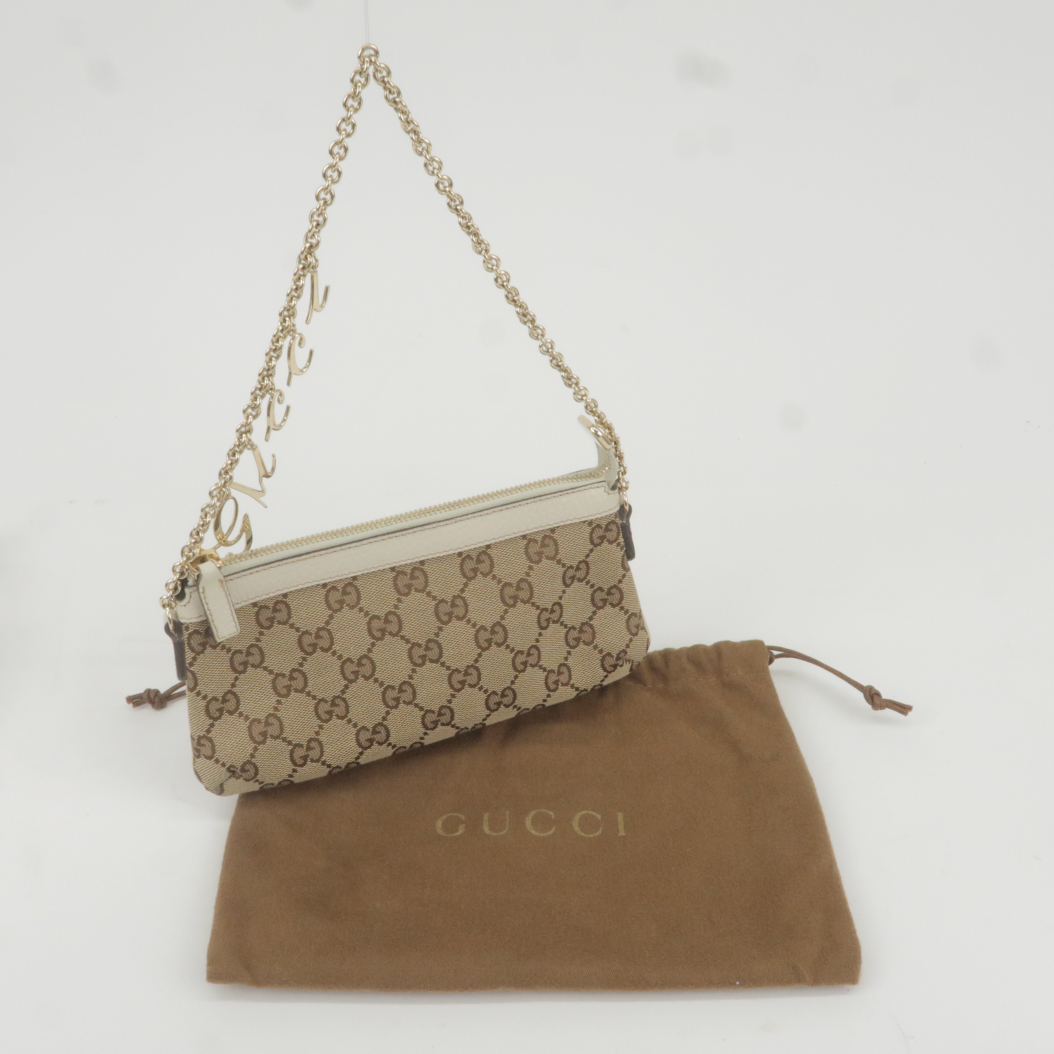 GUCCI-GG-Canvas-Leather-Chain-Pouch-Bag-Beige-Ivory-120940 – dct 