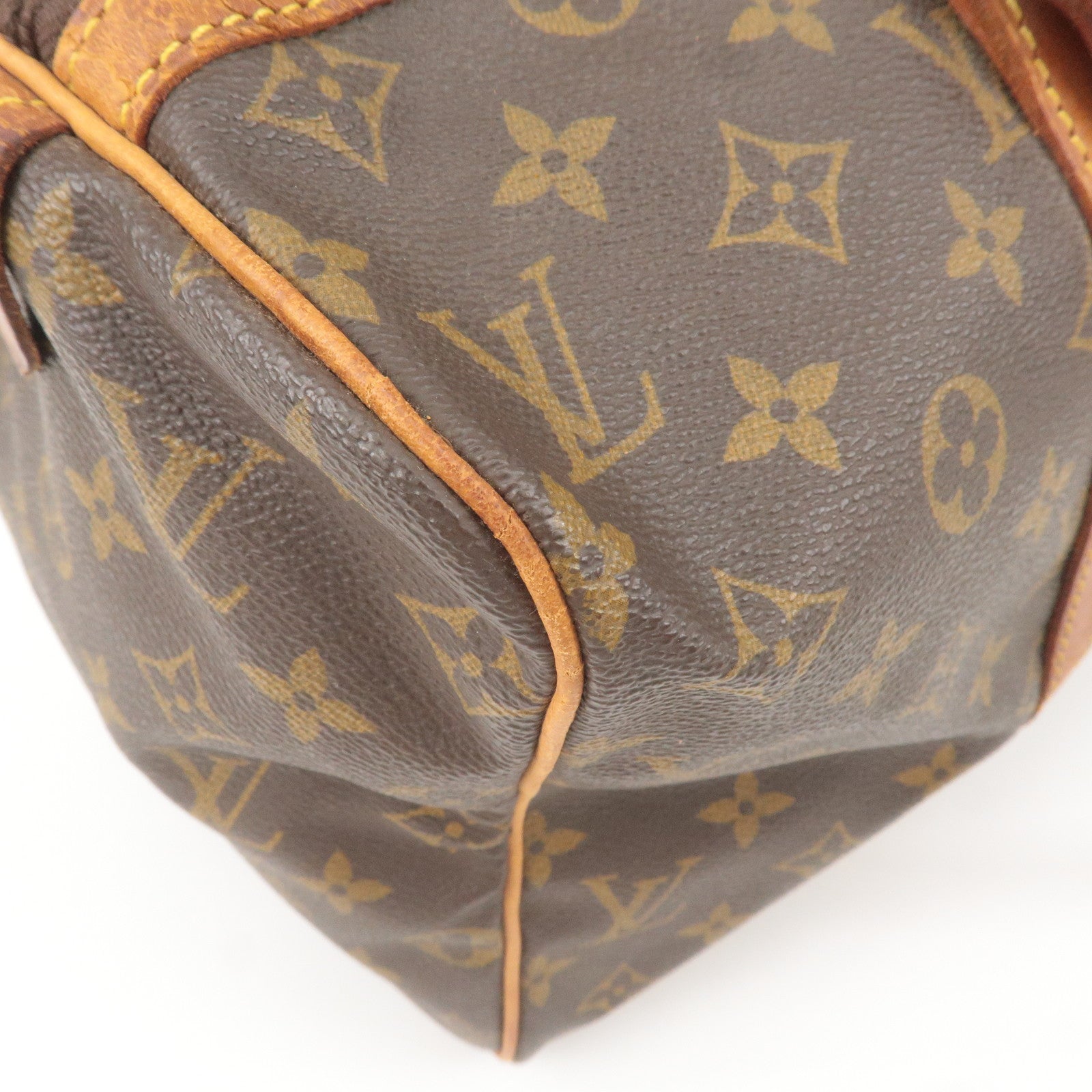 Authentic Louis Vuitton Monogram Sac Souple 35 Hand Boston Bag M41626 LV  J5104