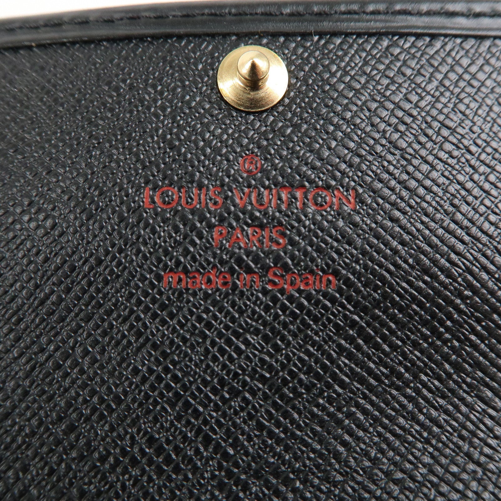 Louis Vuitton 4-Key Holder retailer Epi Black