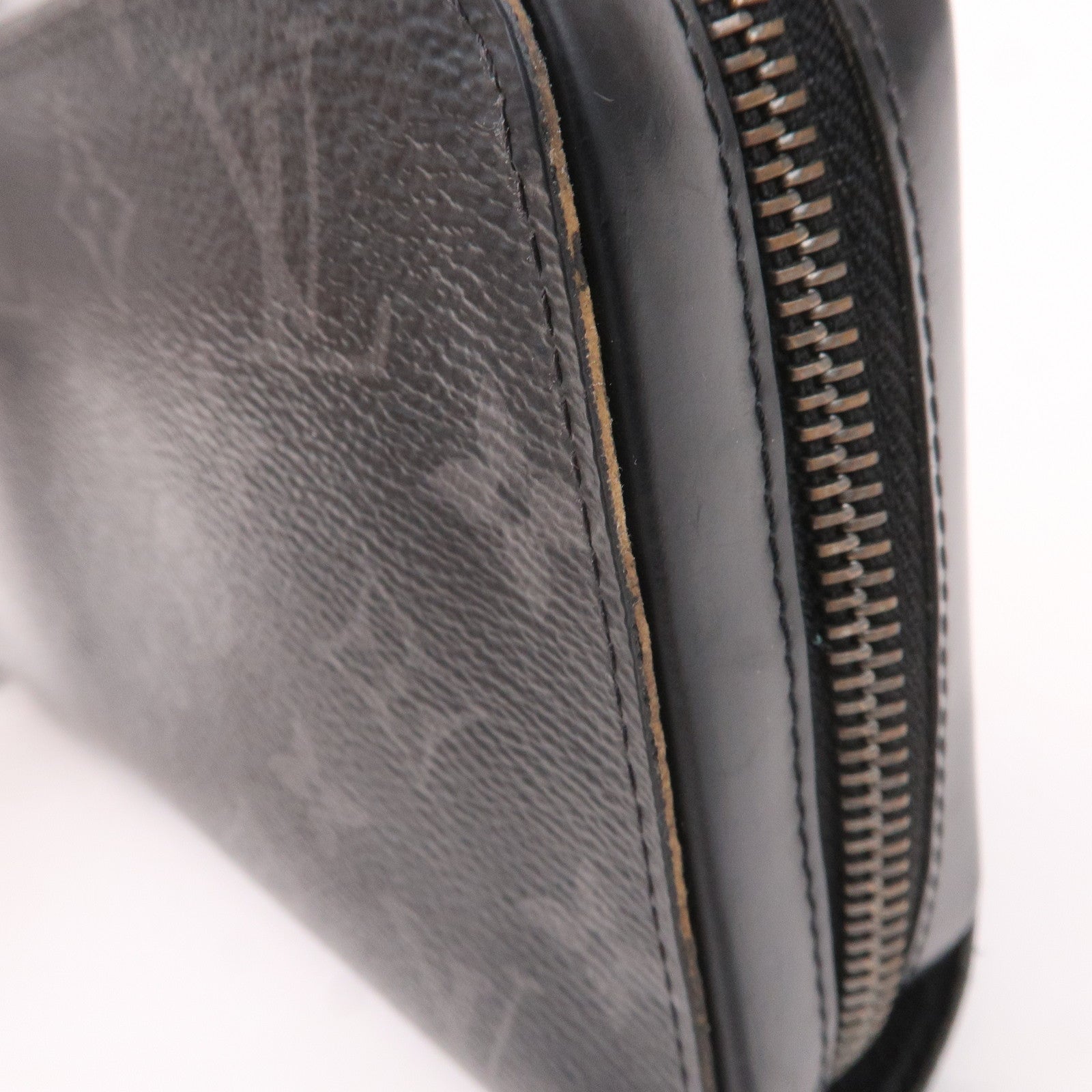 LOUIS VUITTON purse M61698 Zippy Wallet XL Monogram Eclipse Black mens –
