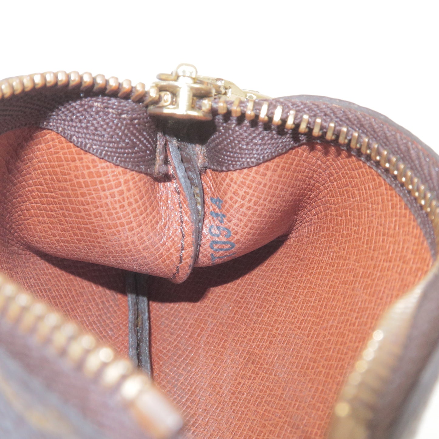 Louis Vuitton Pochette Cle key case coin case Bag charm Key Ring Brown  Monogram