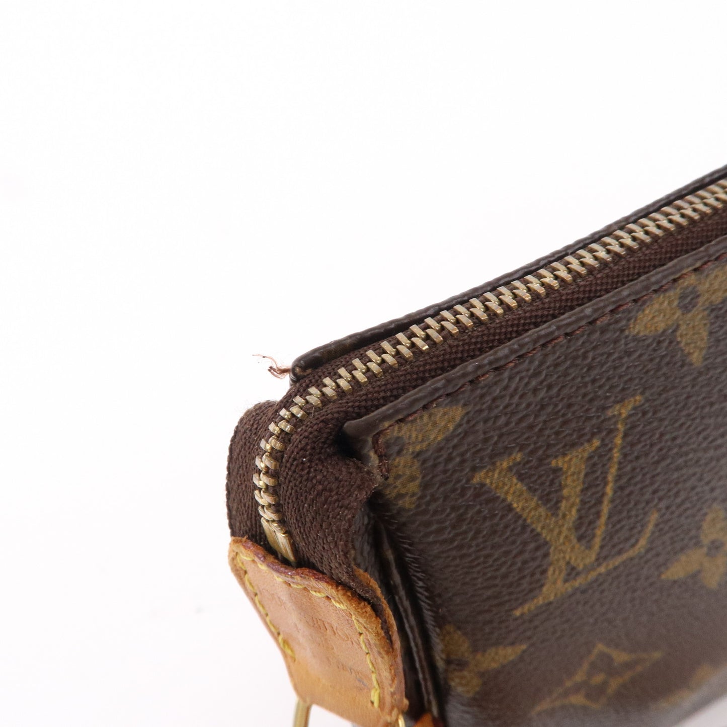 Louis Vuitton Monogram Pochette Accessoir Hand Bag Brown M51980
