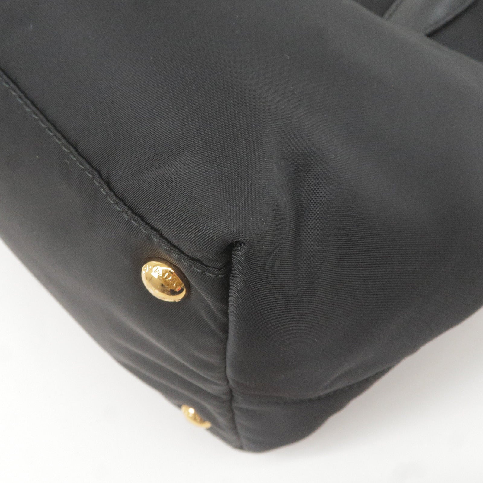 PRADA-Logo-Nylon-Leather-2Way-Bag-Hand-Bag-NERO-Black-BN2106 –  dct-ep_vintage luxury Store