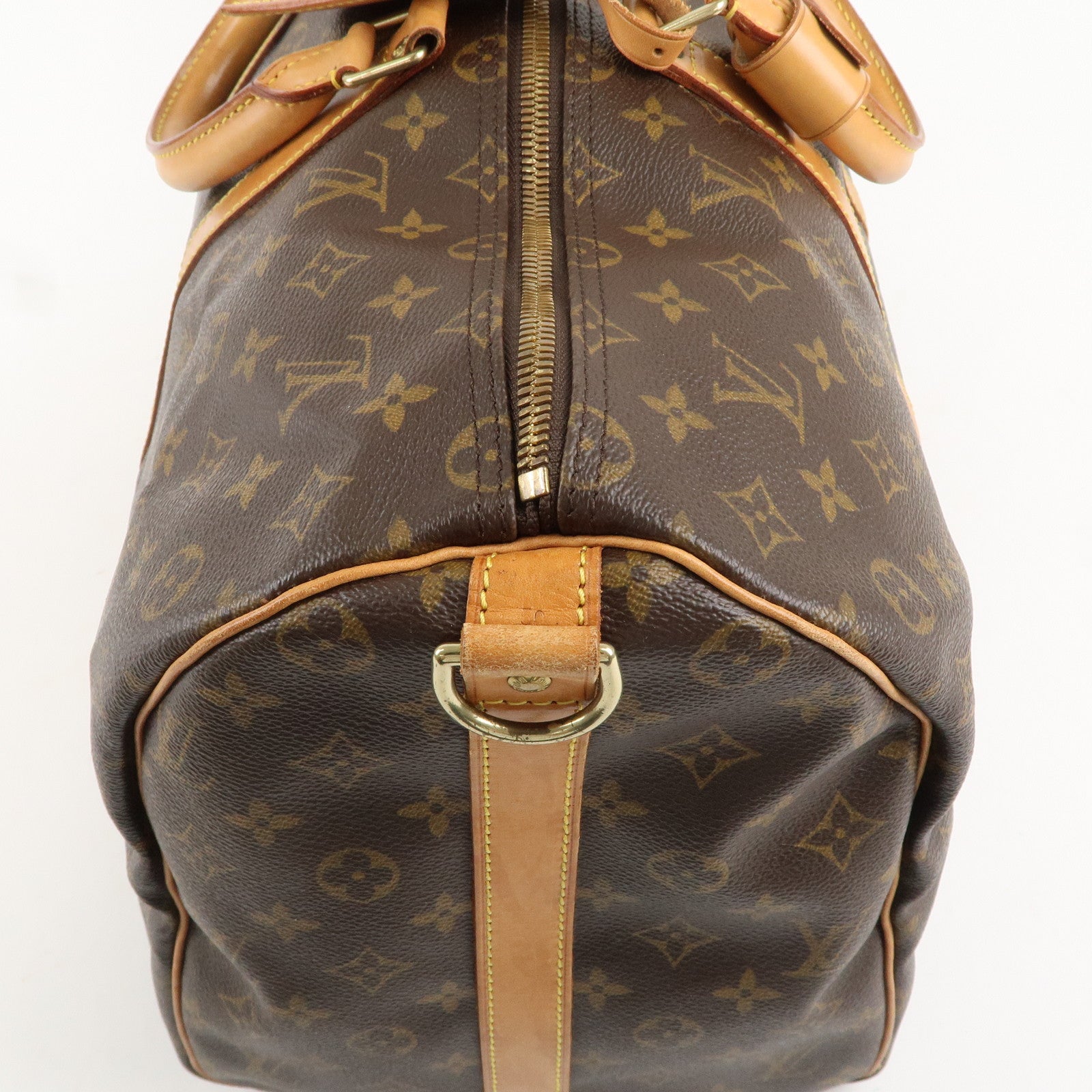 Louis Vuitton Monogram Keep All Bandouliere 50 Boston Bag M41416