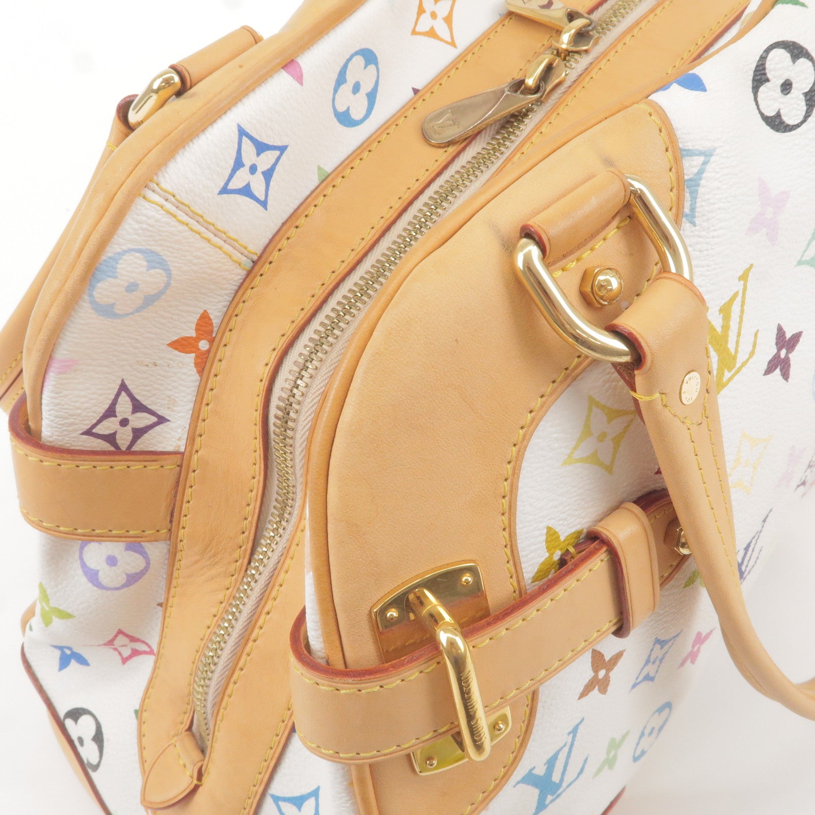 Louis Vuitton Multicolore Claudia Bag - White Shoulder Bags