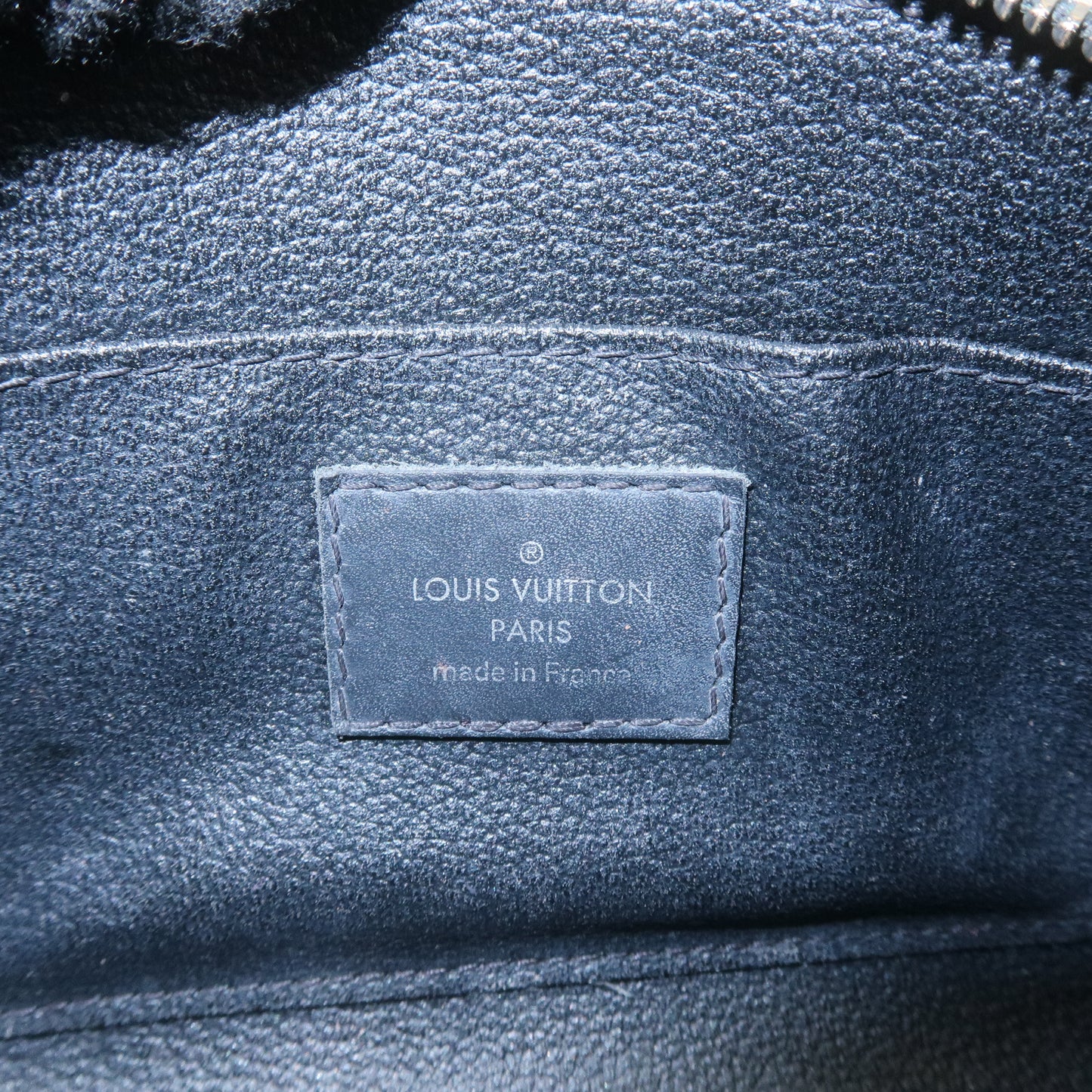Louis Vuitton Epi Denim Pochette Cosmetic Pouch Blue M54655