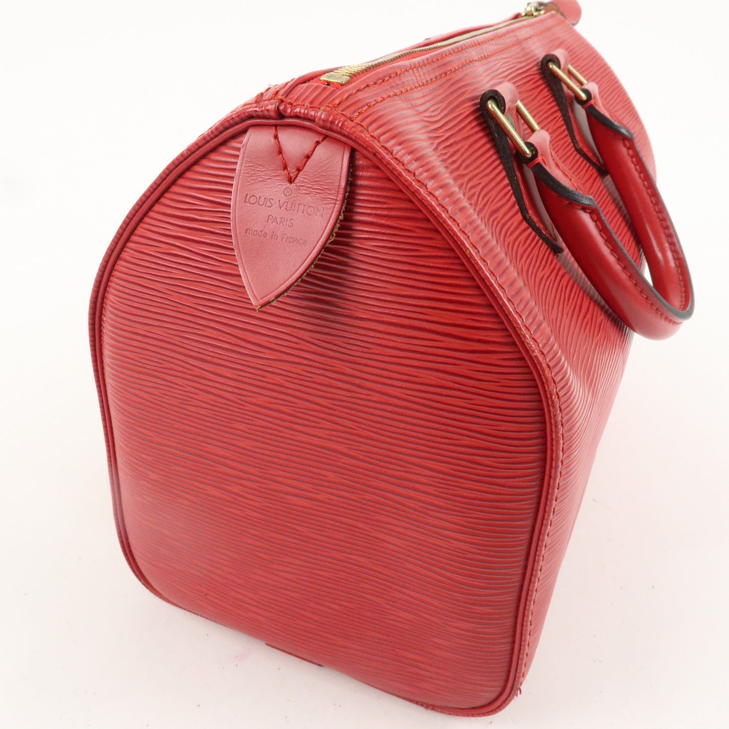 Louis Vuitton Epi Speedy 25 Hand Bag Castilian Red M43017