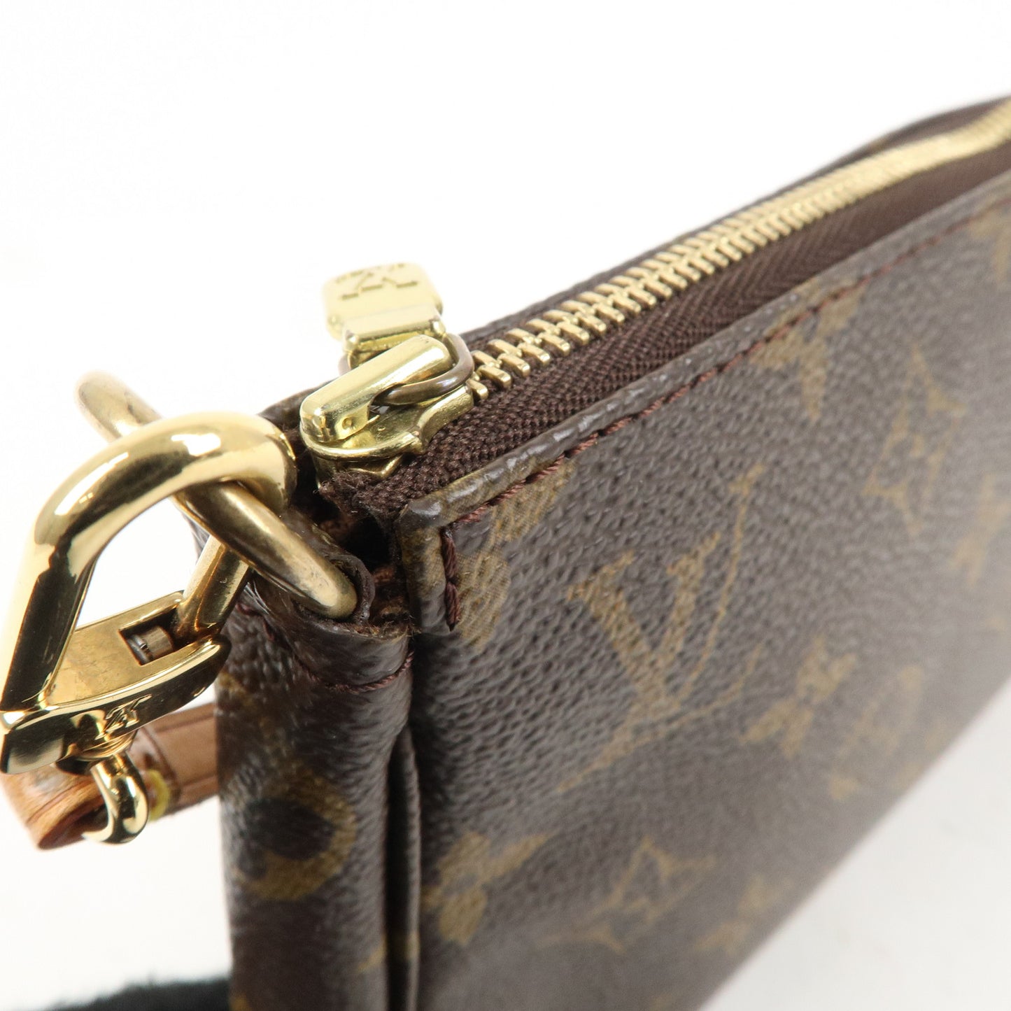 Louis Vuitton Monogram Pochette Accessoires Pouch Brown M51980