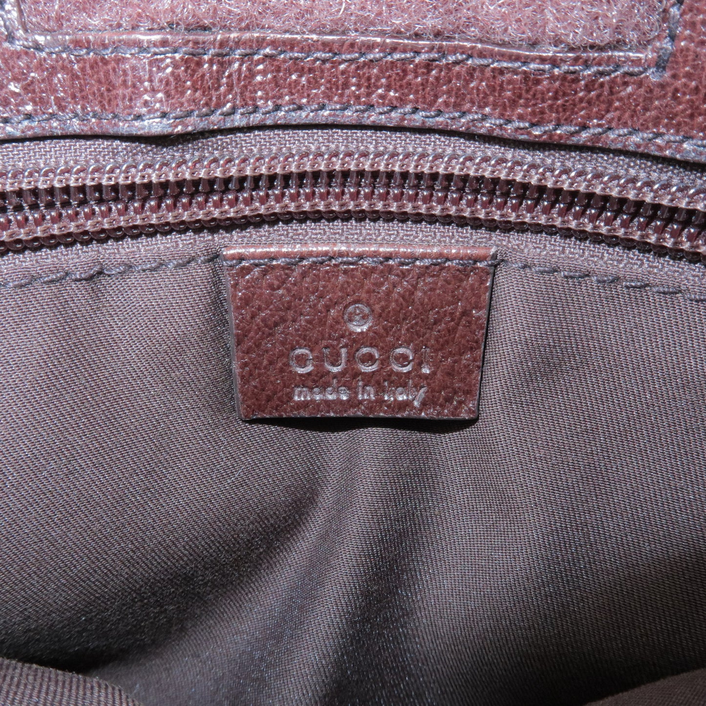 GUCCI Sherry GG Canvas Leather Shoulder Bag Beige Brown 27639