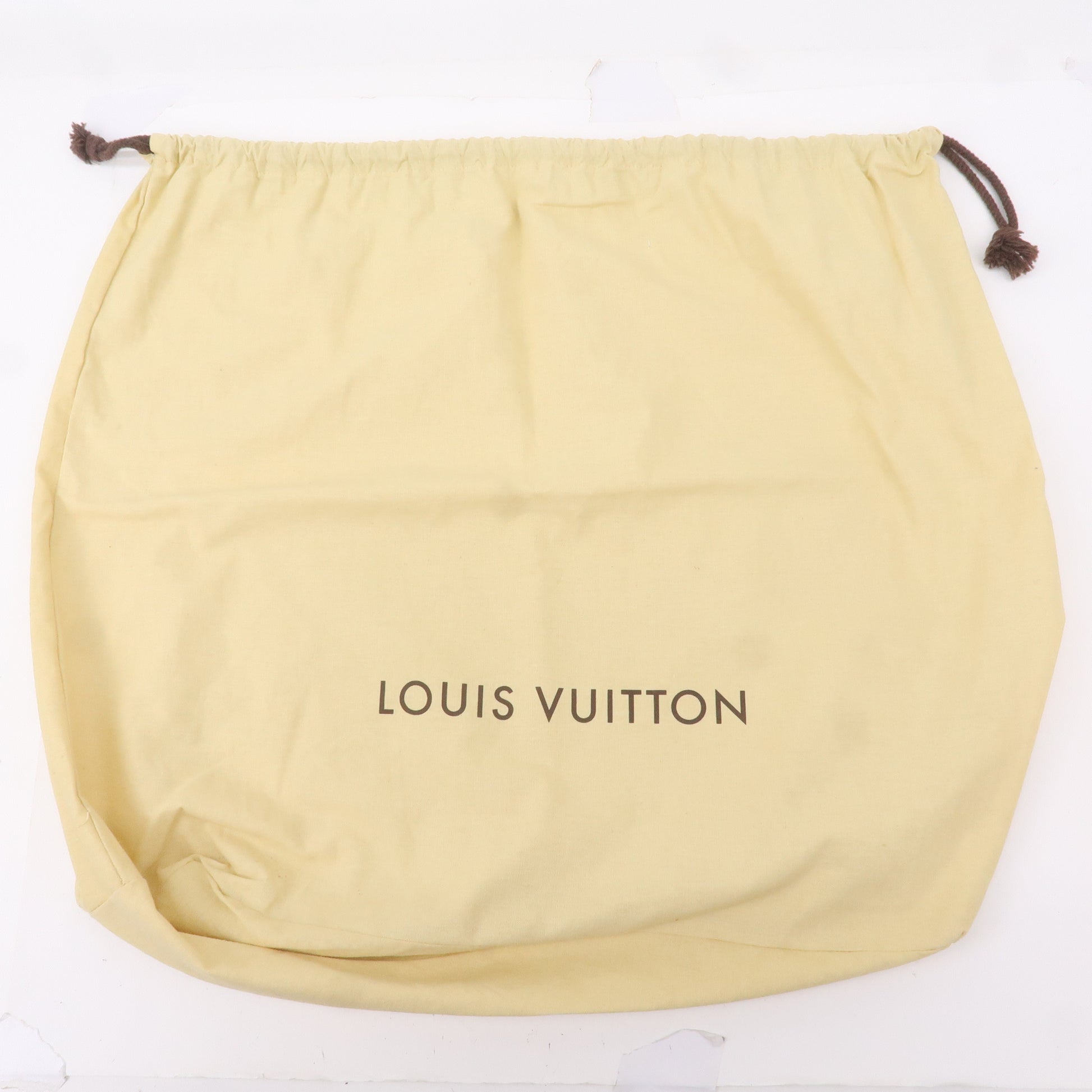 Louis Vuitton Yellow Drawstring Dustbag for