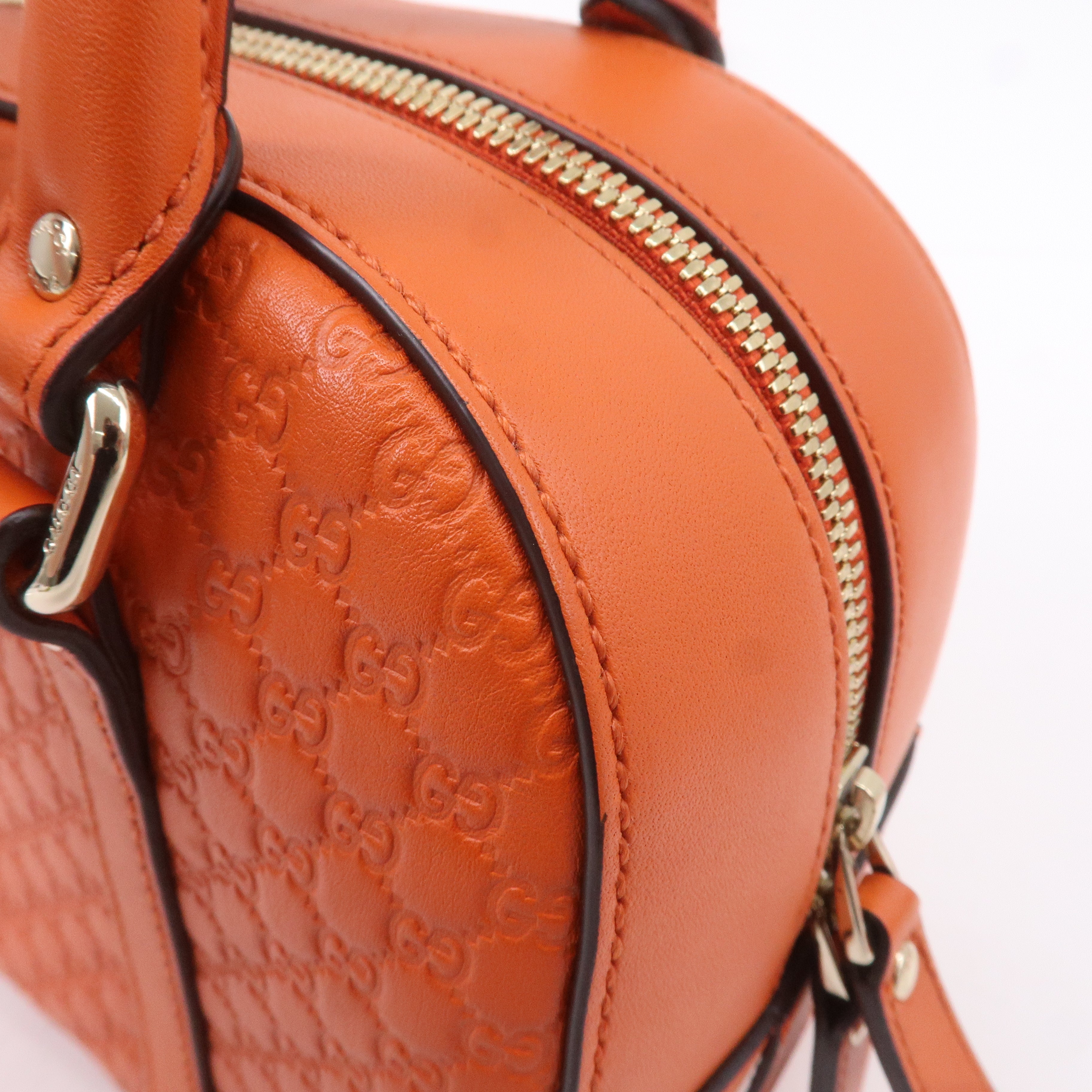 GUCCI-Micro-Guccissima-Leather-2Way-Shoulder-Bag-Orange-510289 