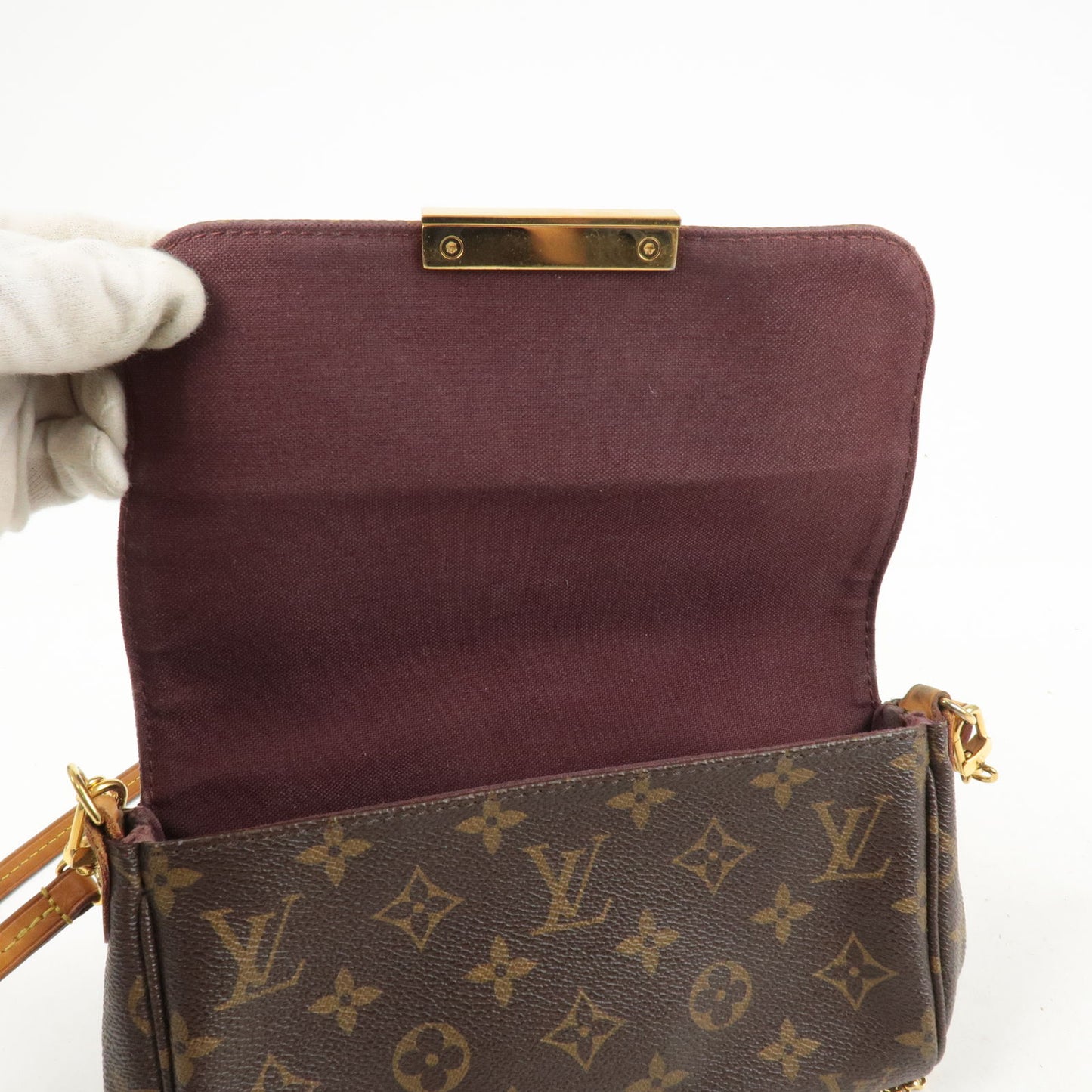 Louis Vuitton, Bags, Louis Vuittonauth Monogram 2way Bag Favorite Pm M477  Womens Handbag