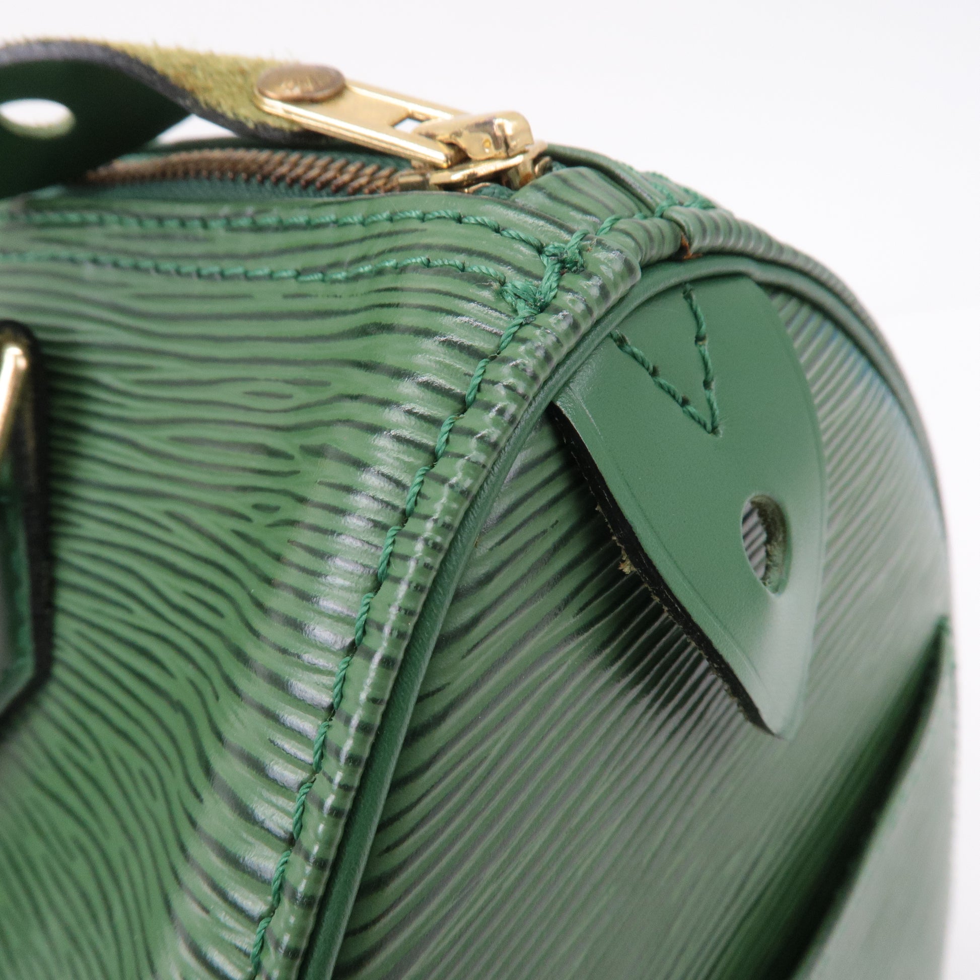 Louis Vuitton Borneo Green Epi Leather Speedy 25 Boston PM 861330