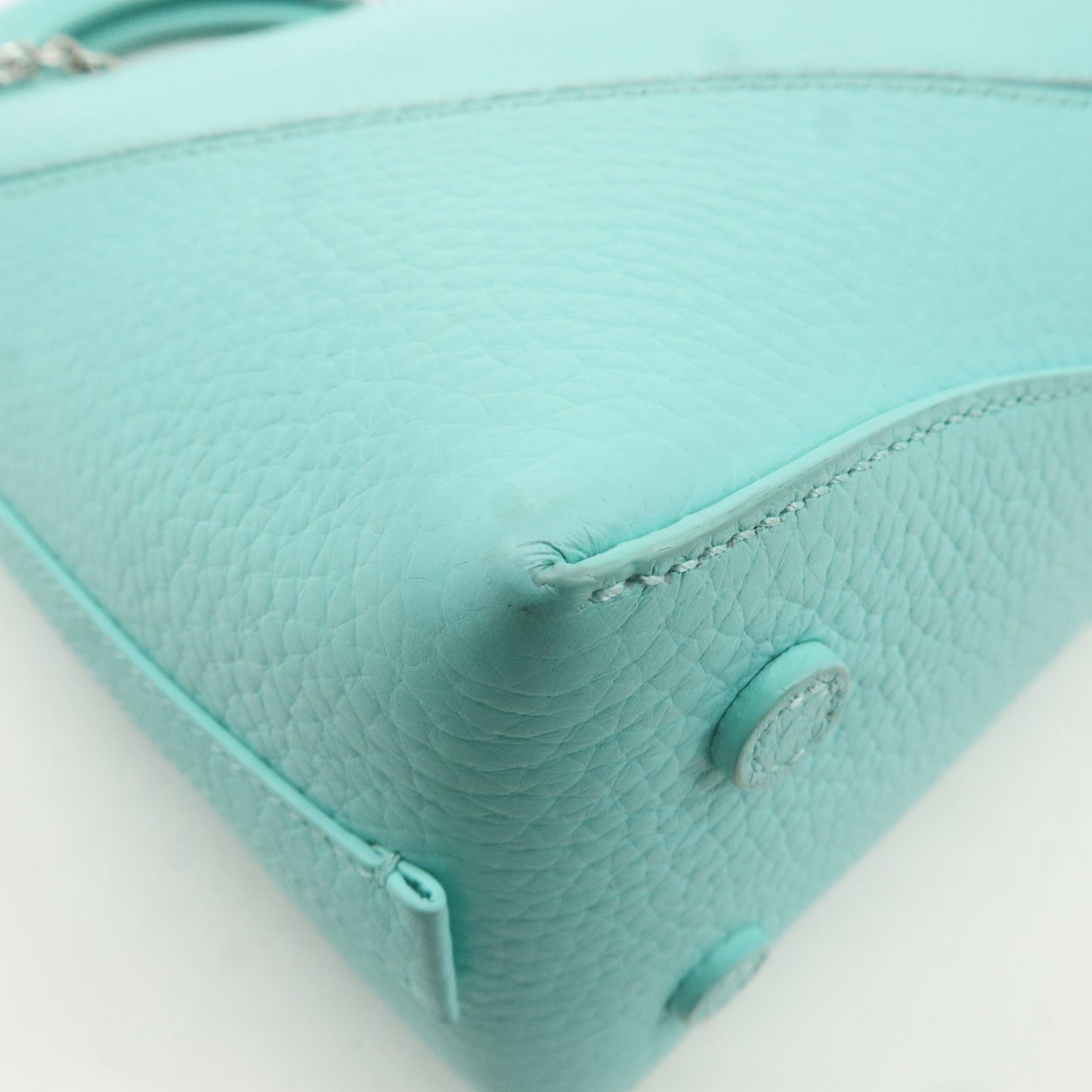 Tiffany&Co. Leather Return to Tiffany Mini Tote Bag Tiffany Blue