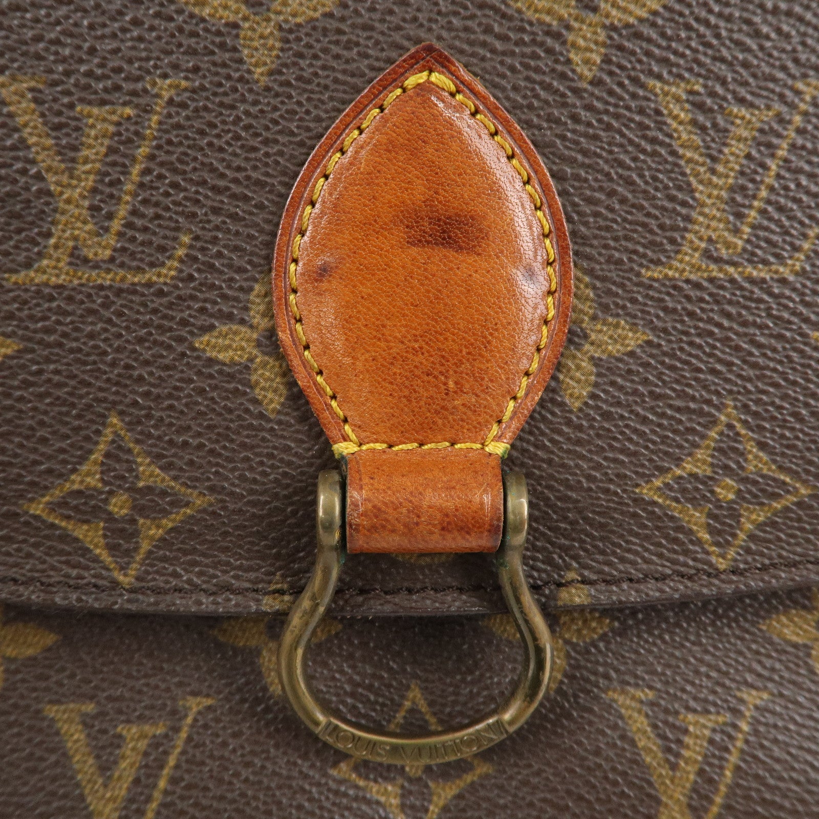 Louis Vuitton Monogram Saint Cloud MM Shoulder Bag Brown M51243