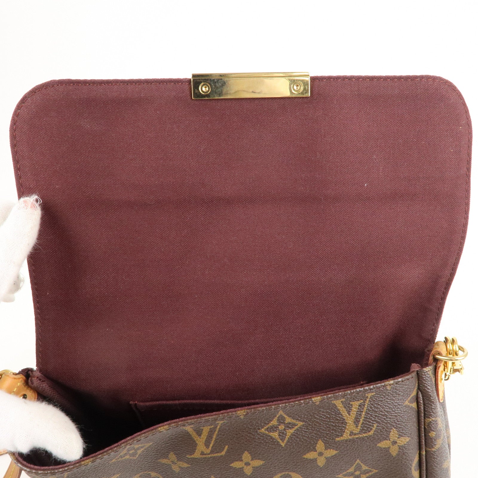Louis-Vuitton Monogram Favorite MM 2Way Shoulder Bag