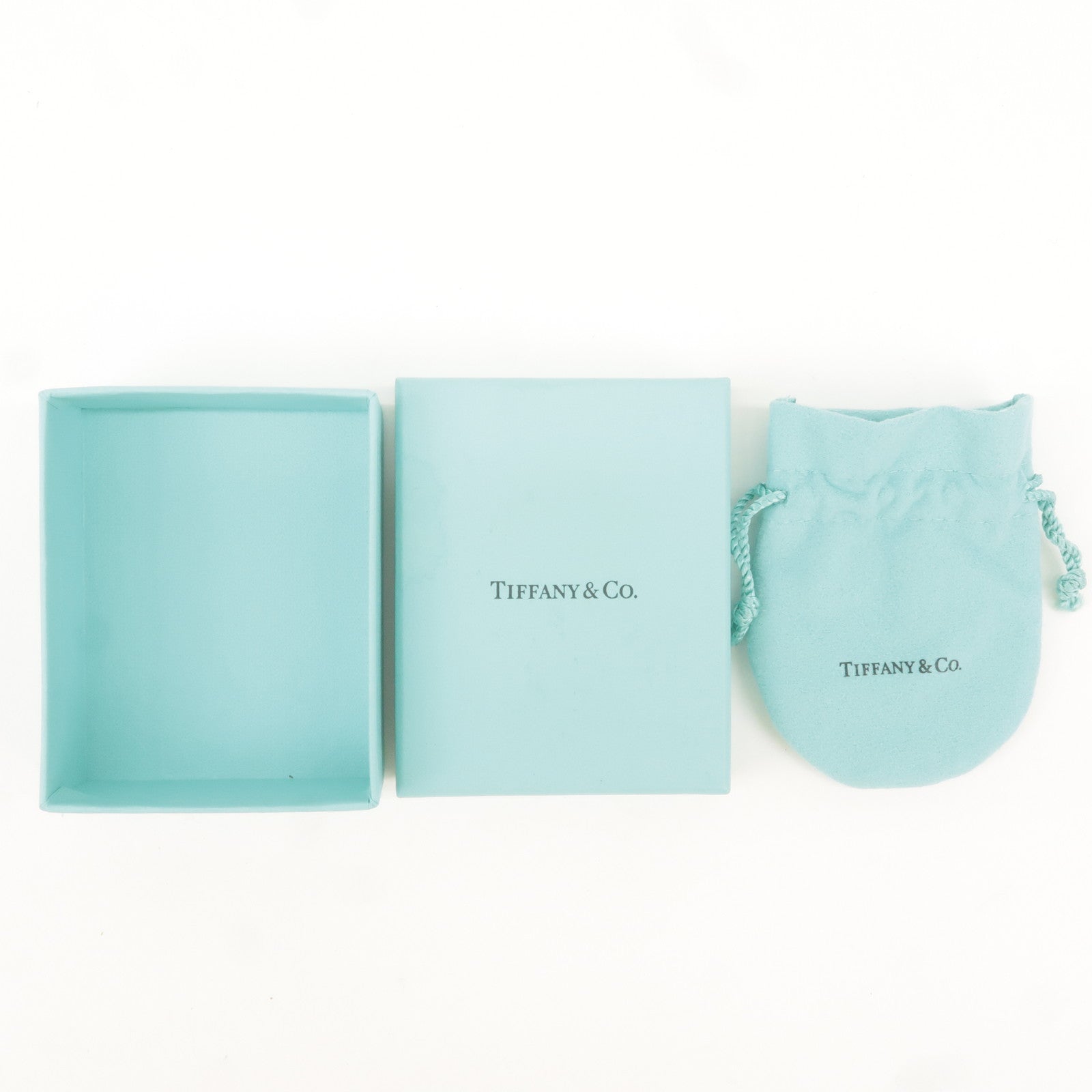 Tiffany&Co. Set of 8 Jewelry Box Drawstring Bag Tiffany Blue