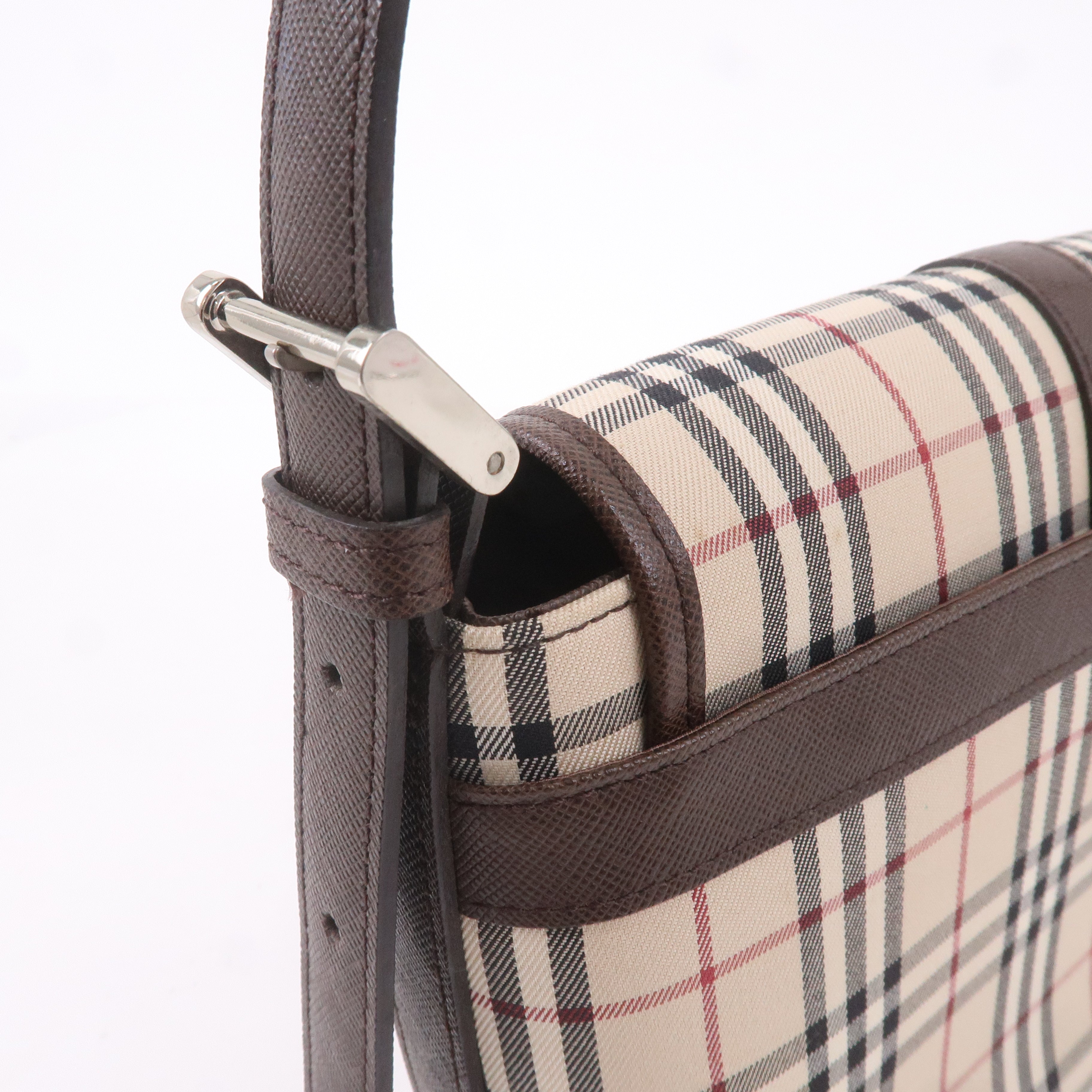 Burberry canvas hot sale messenger bag