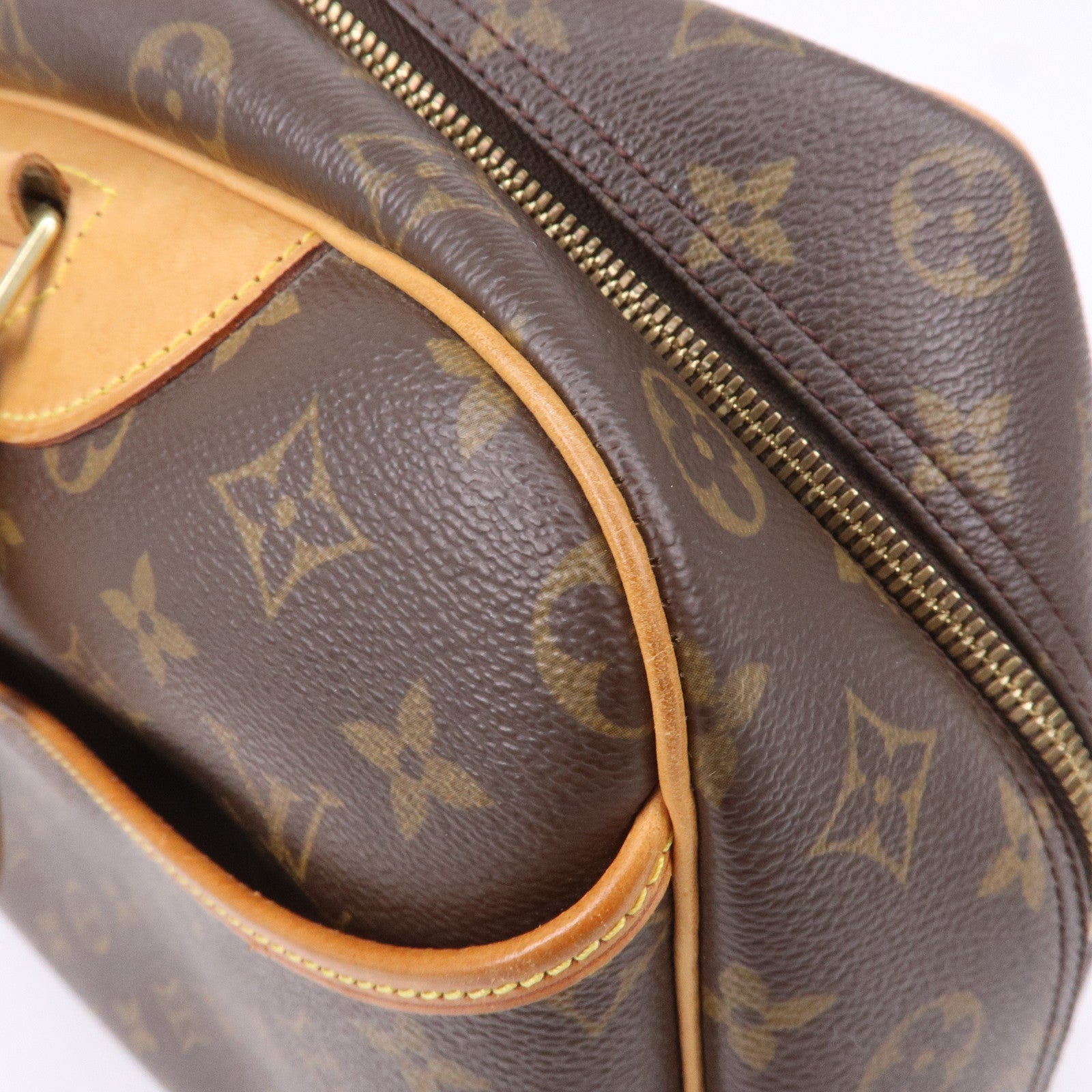 Louis Vuitton, Bags, Louis Vuitton Monogram Deauville Hand Bag M4727 Lv  Auth Bs193