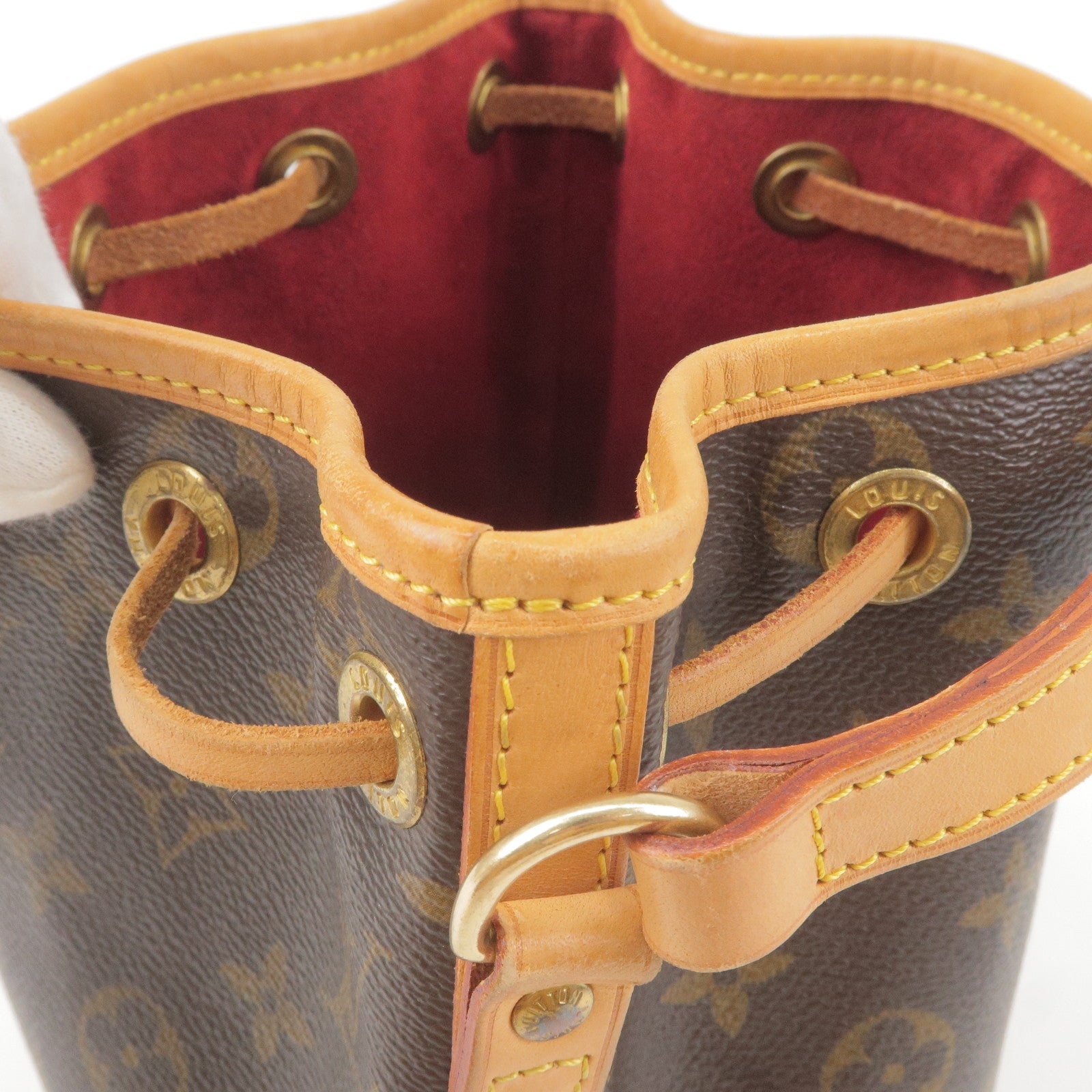 Louis Vuitton Pre-Owned Mini Noe Monogram Handbag in Brown