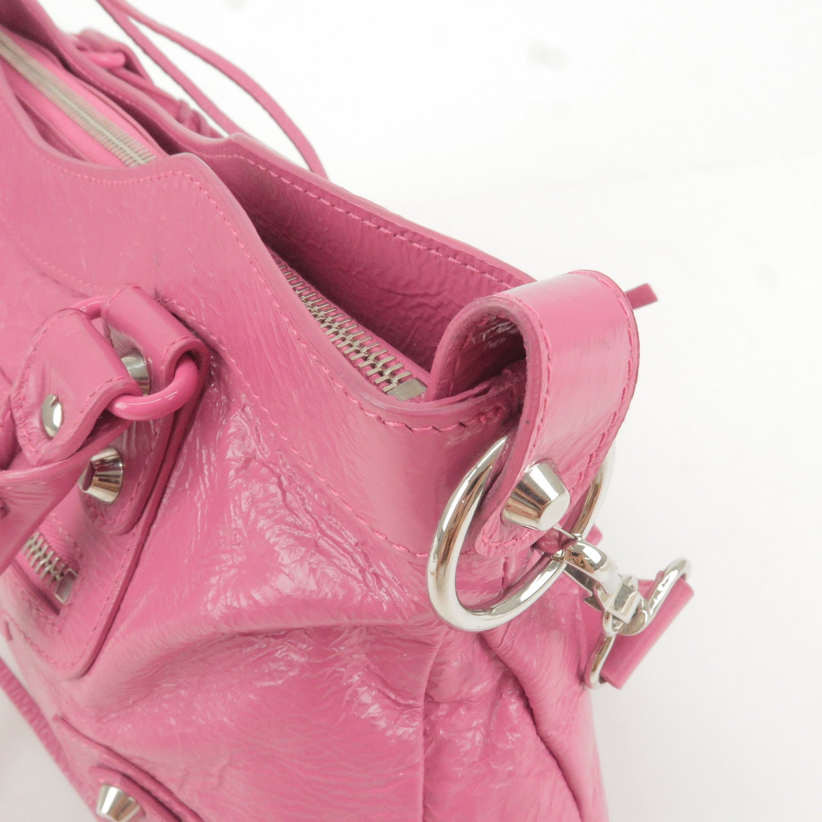 Bag - Bag - 103208 – debossed logo shoulder bag Grün - Hand - Backpack Got  This Mini Bac VN0A3Z7W56M - 2Way - The - Pink - First - BALENCIAGA - Leather