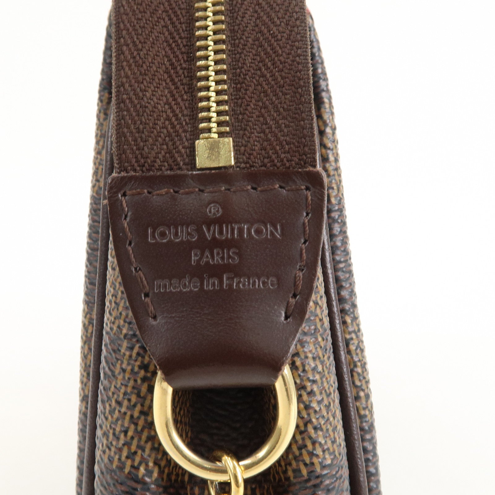 Louis Vuitton Damier Ebene Eva 2Way Shoulder Hand Pouch Bag w/ Straps N55213