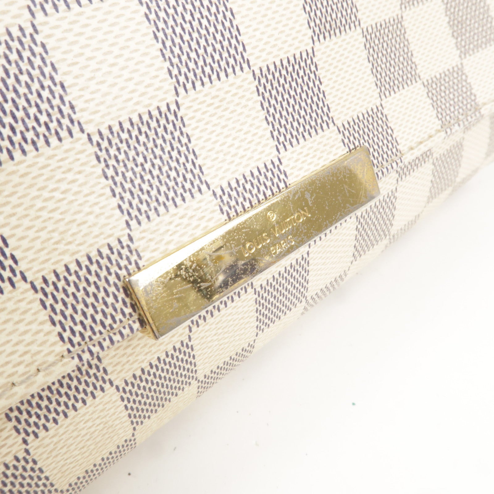 Louis-Vuitton-Damier-Azur-Favorite-MM-2Way-Bag-Hand-Bag-N41275