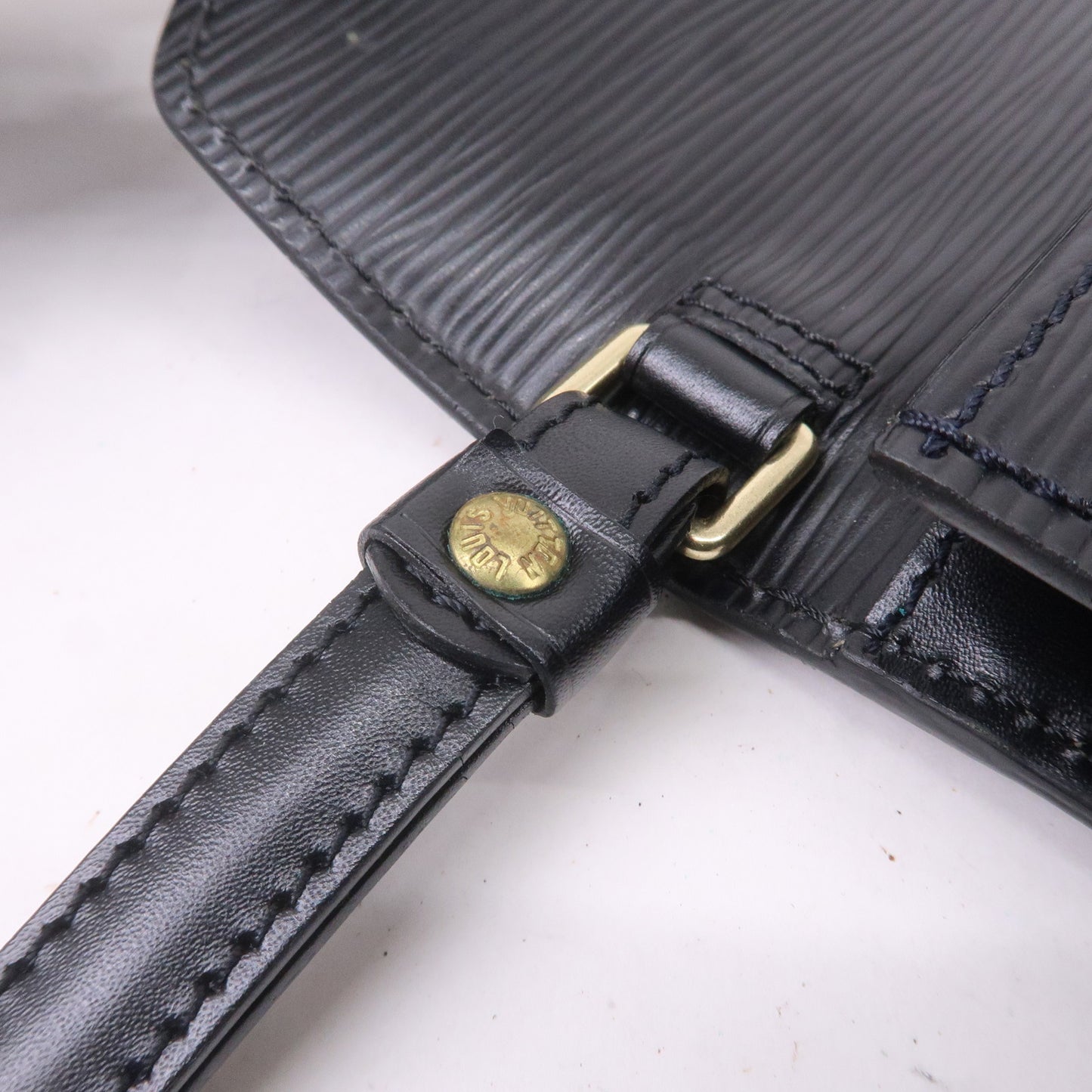 Louis Vuitton Epi Sellier Dragonne Clutch Black Noir M52612