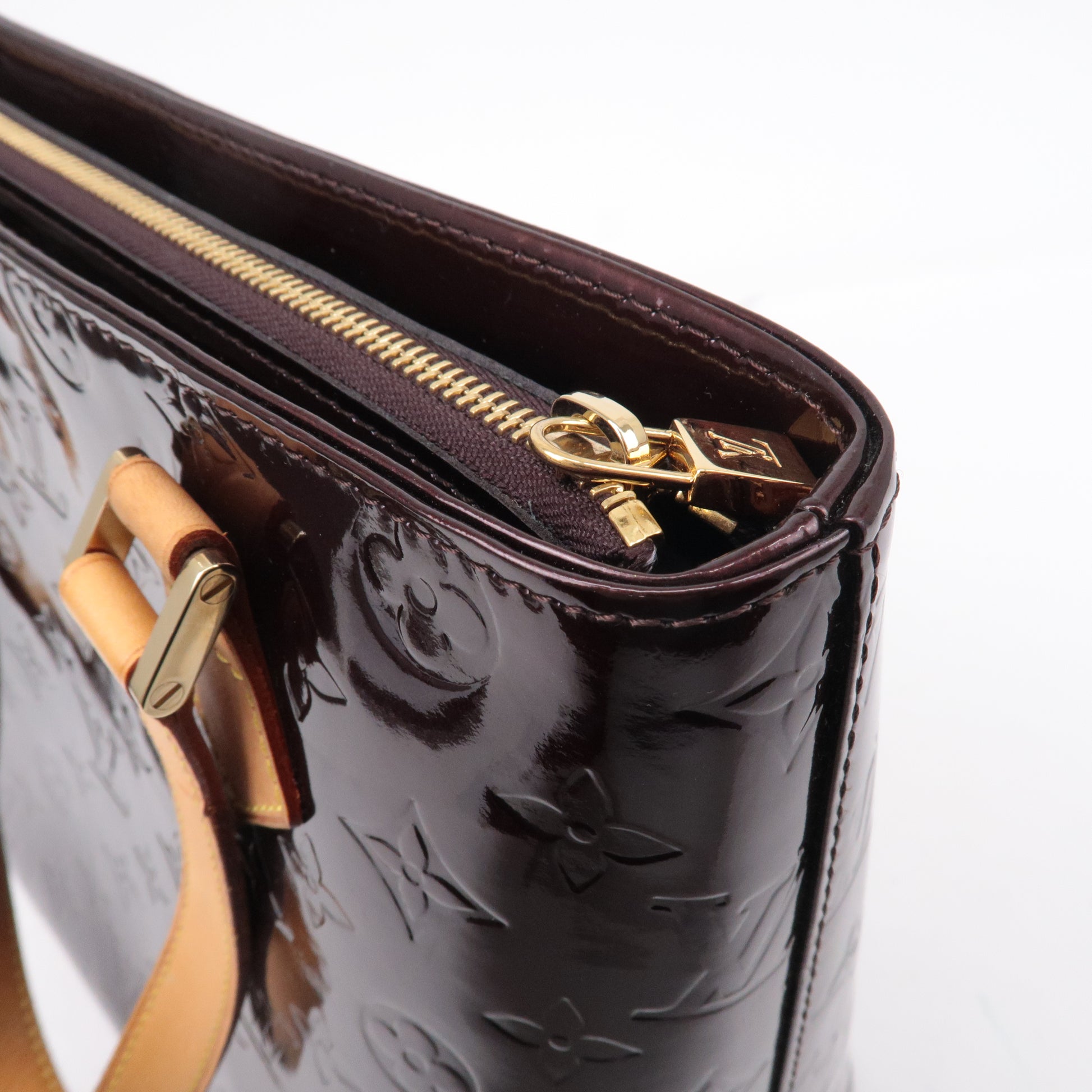Louis Vuitton Amarante Monogram Vernis Houston Bag – Bagaholic