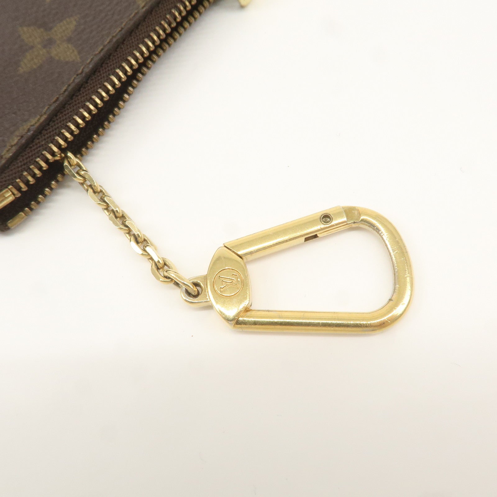 Louis Vuitton Monogram Pochette Cles Coin Case Key Case M62650