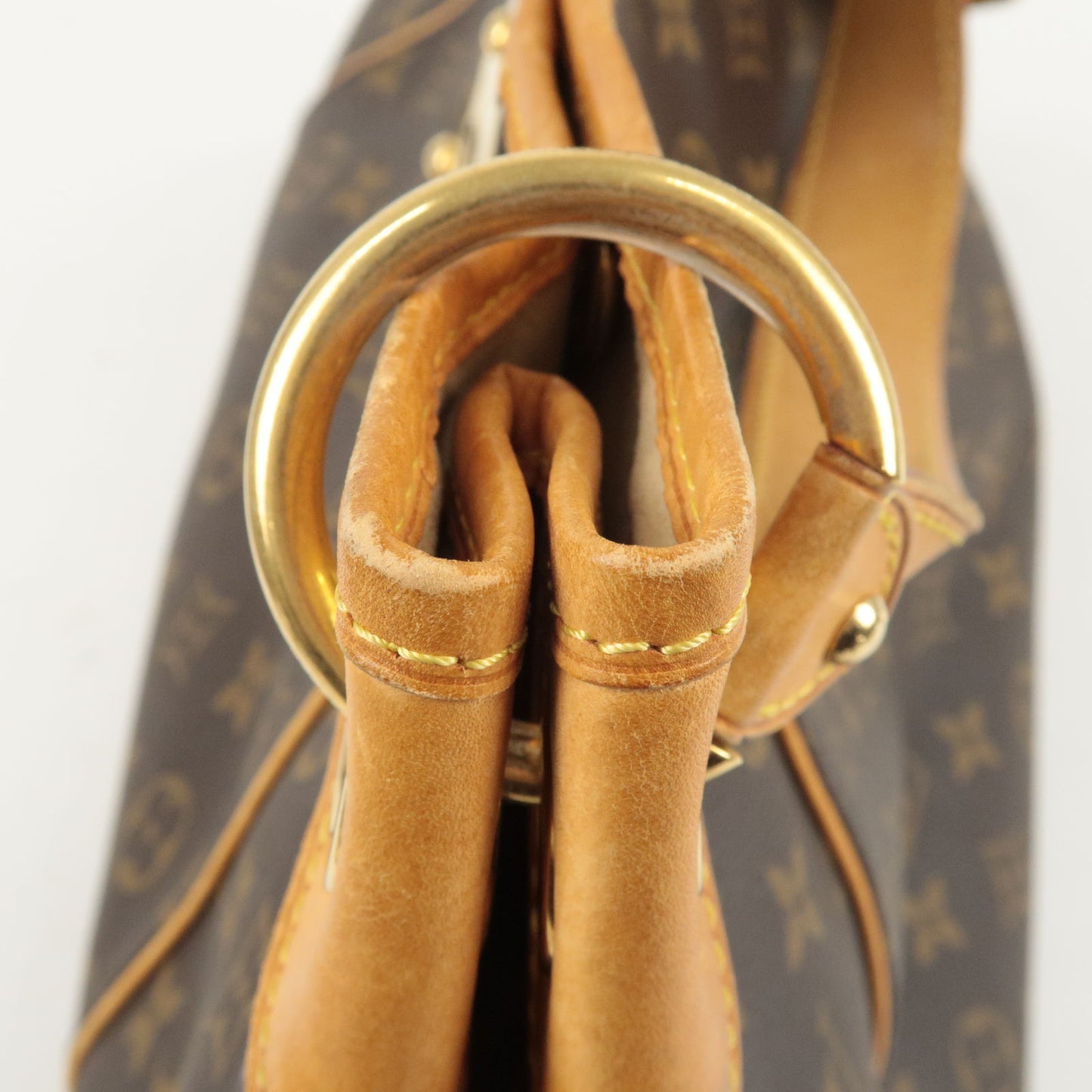 Authenticated Used Louis Vuitton Galliera PM Women's Shoulder Bag M56382  Monogram Brown