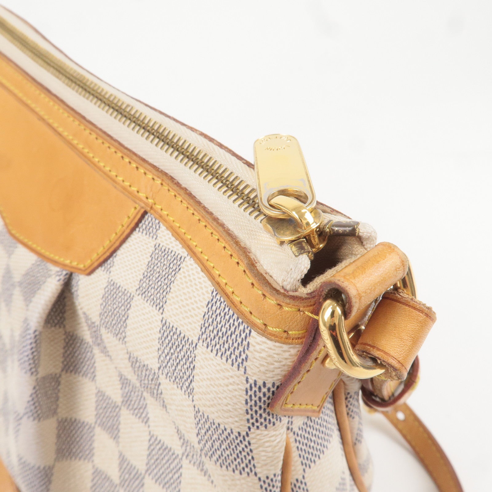 Louis Vuitton, Bags, Authentic Louis Vuitton Damier Azur Siracusa Gm 2  Way Shoulder Handbag