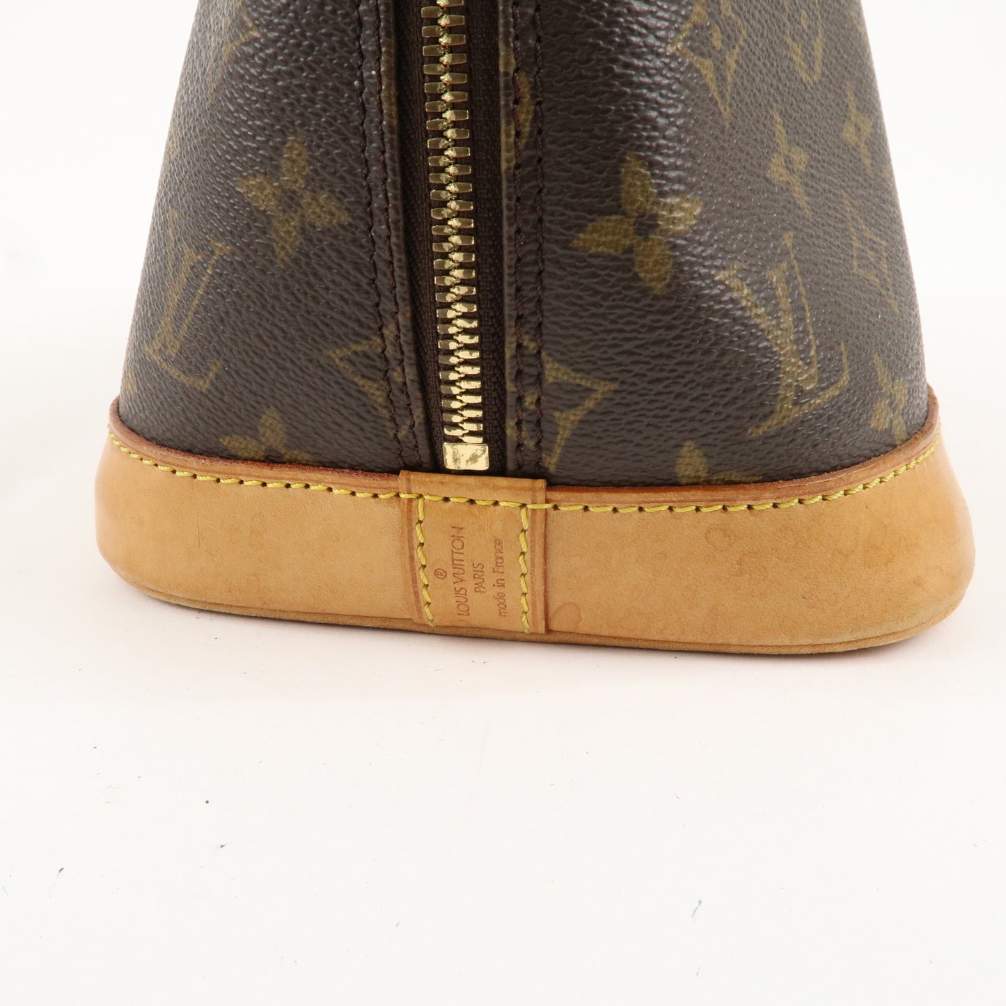 Louis Vuitton Monogram Alma Hand Bag Brown M51130