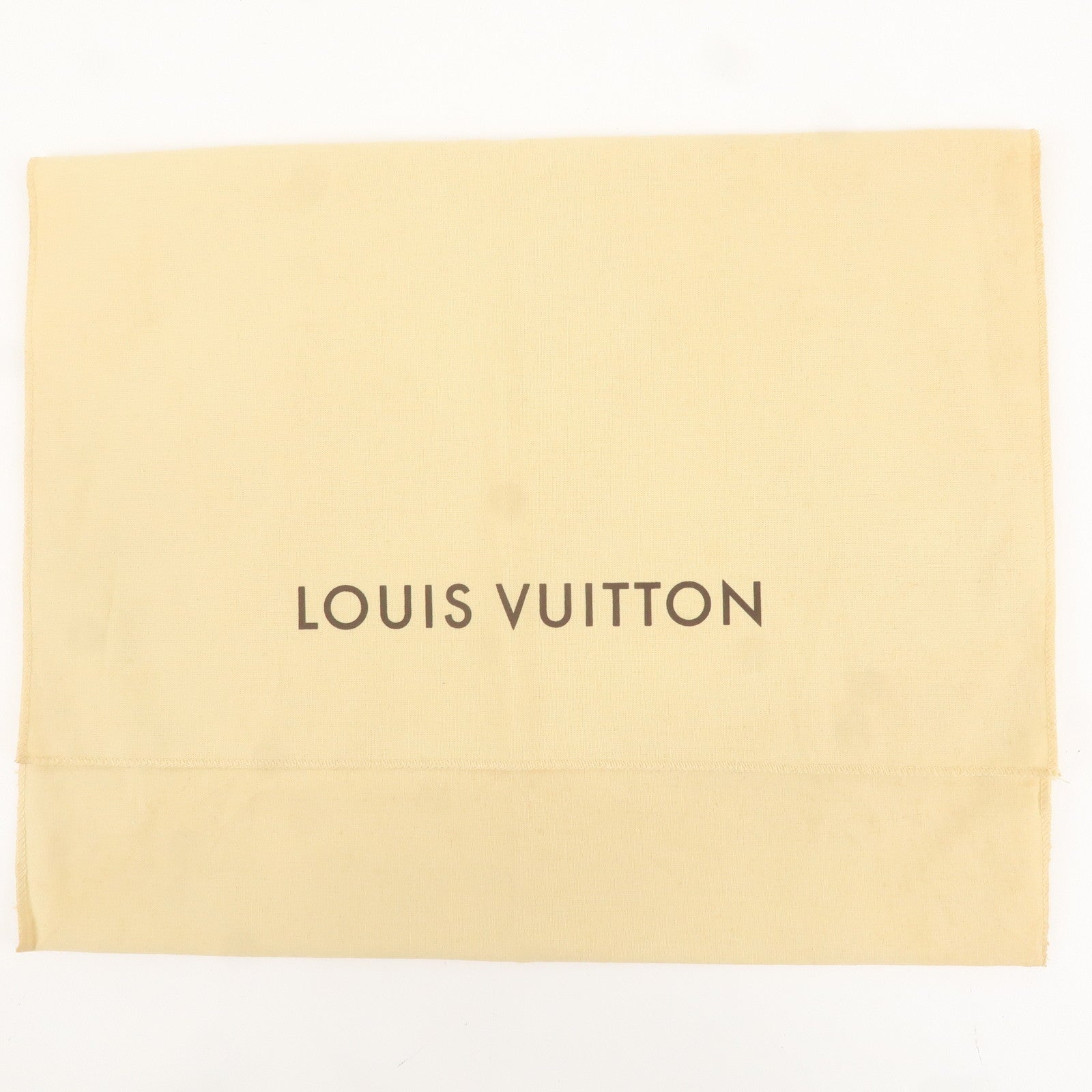 Louis Vuitton Set of 10 Dust Bag Flap Style Beige