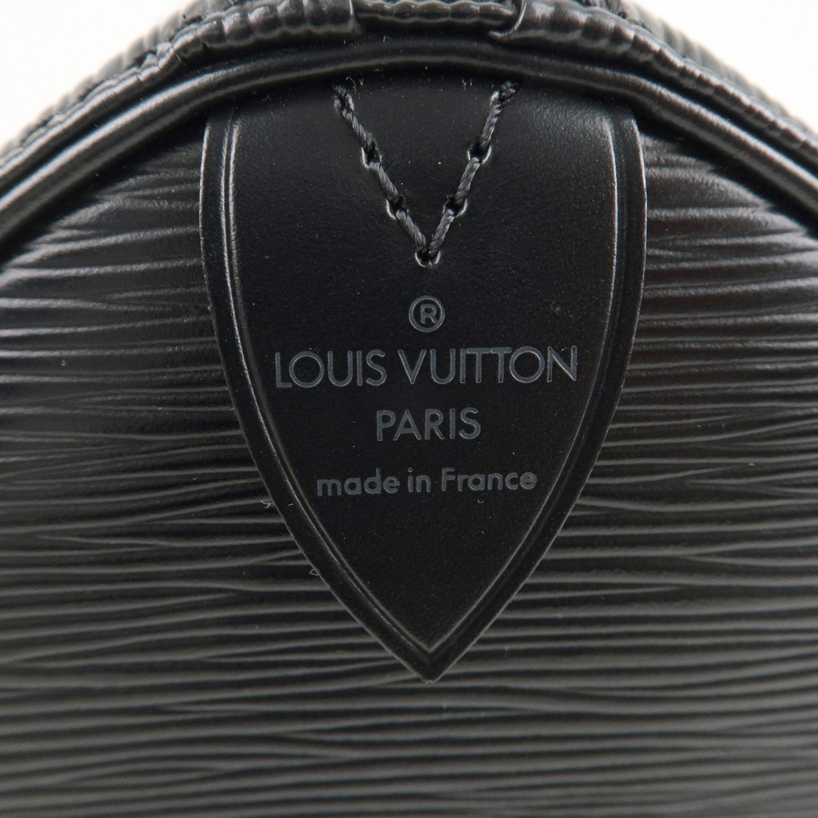 Louis Vuitton Louis Vuitton Speedy 30 Black Epi Leather Silver