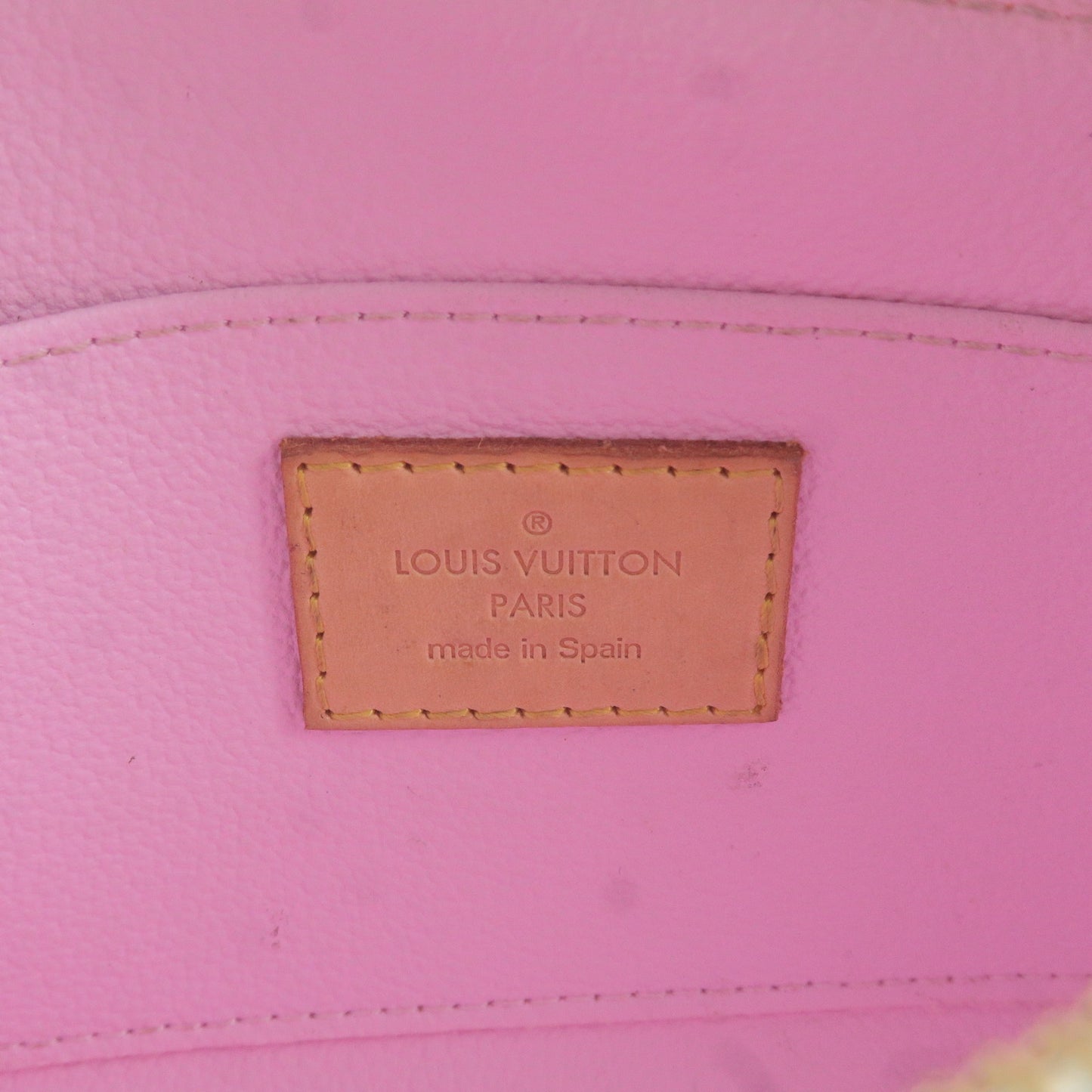 Louis Vuitton Monogram Multi Color Pochette Cosmetic Blanc M47354