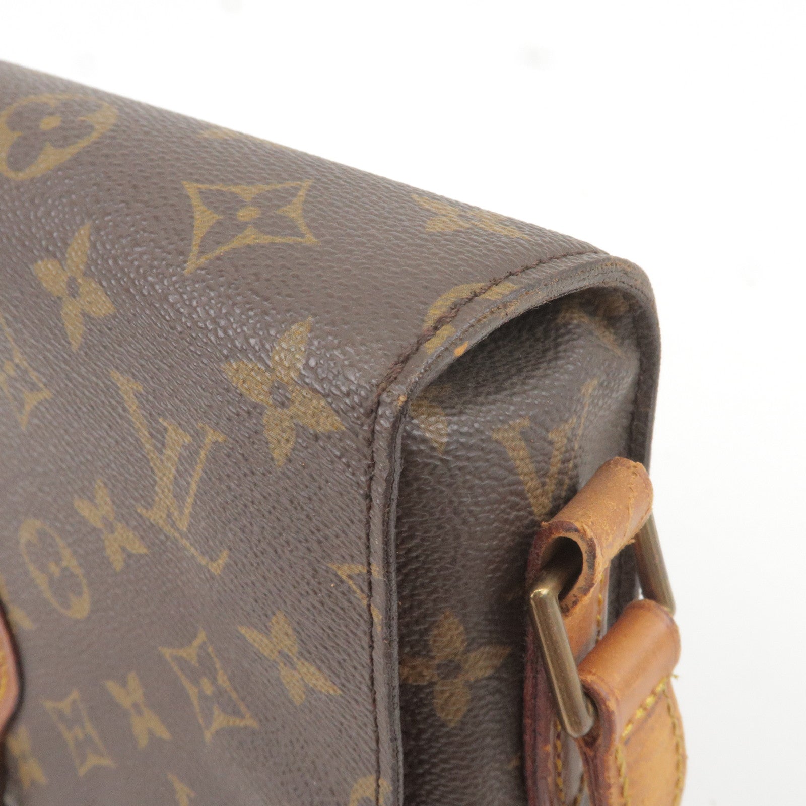 Louis Vuitton Monogram Mini Saint-Cloud M51245 Shoulder Bag 0068 LOUIS