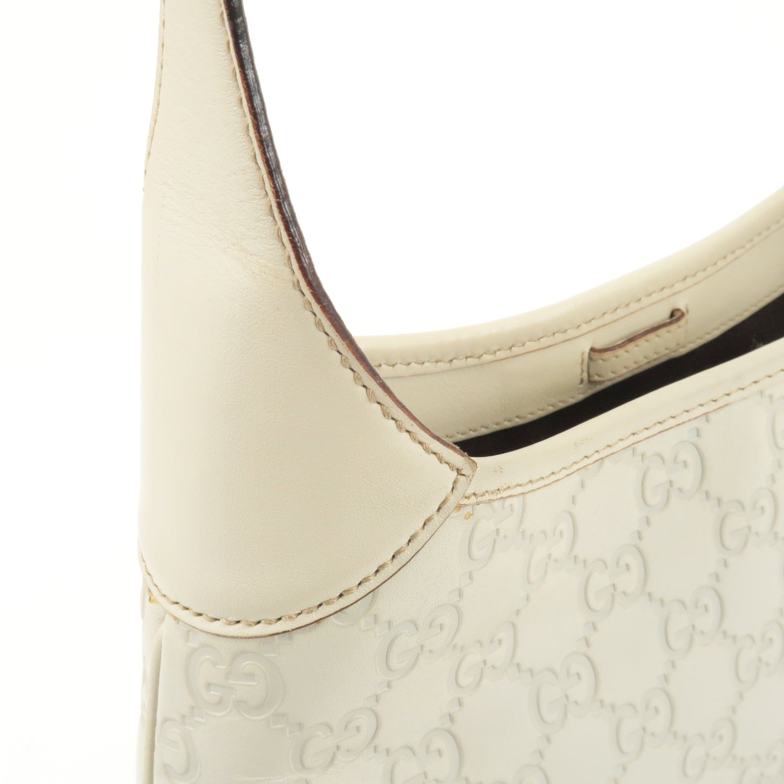 GUCCI-Guccissima-Leather-Shoulder-Bag-Hand-Bag-Ivory-145778 –  dct-ep_vintage luxury Store