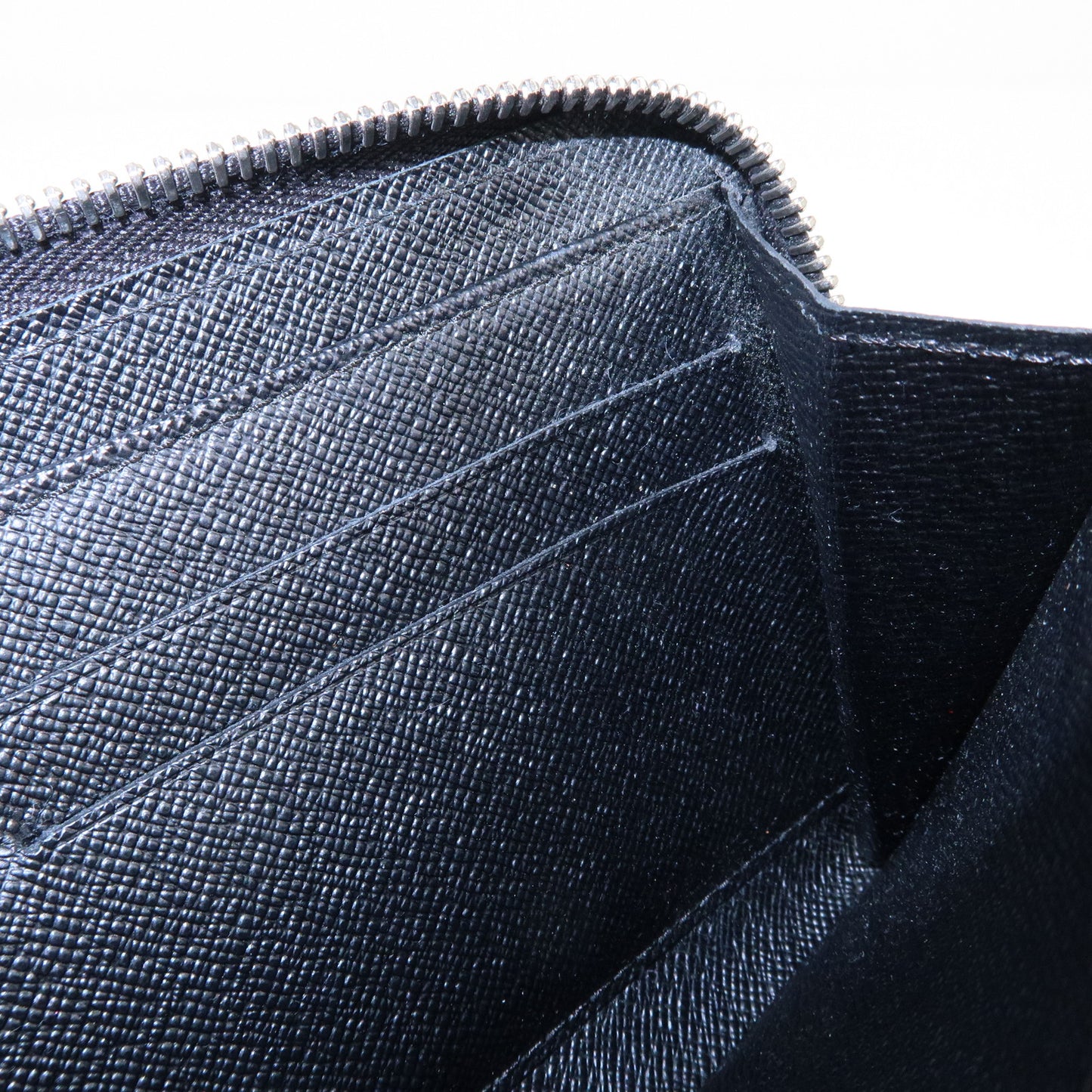 Louis Vuitton Epi Zippy Wallet Zip Round Wallet Noir M60072