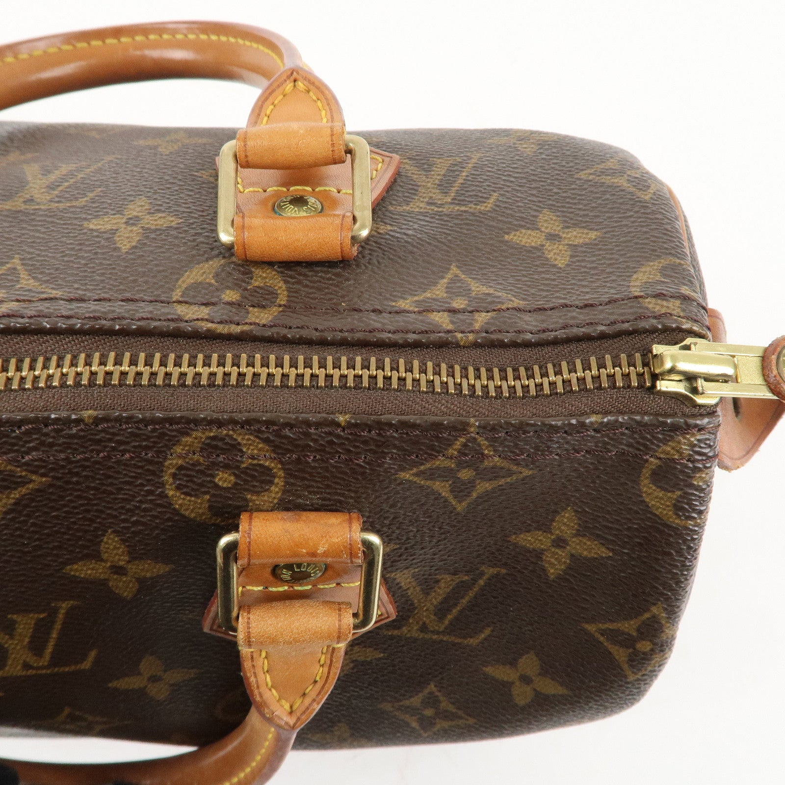 Louis Vuitton Monogram Speedy 25 Hand Bag Boston Bag M41528