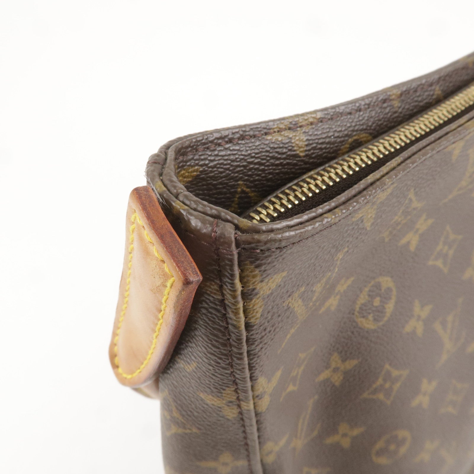 Pre-Owned Louis Vuitton Shoulder Bag Looping Brown Monogram M51145