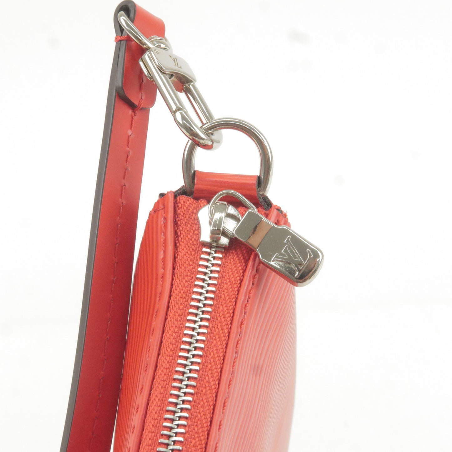 Louis Vuitton Epi Pochette Accessoires Pouch Hand Bag Red