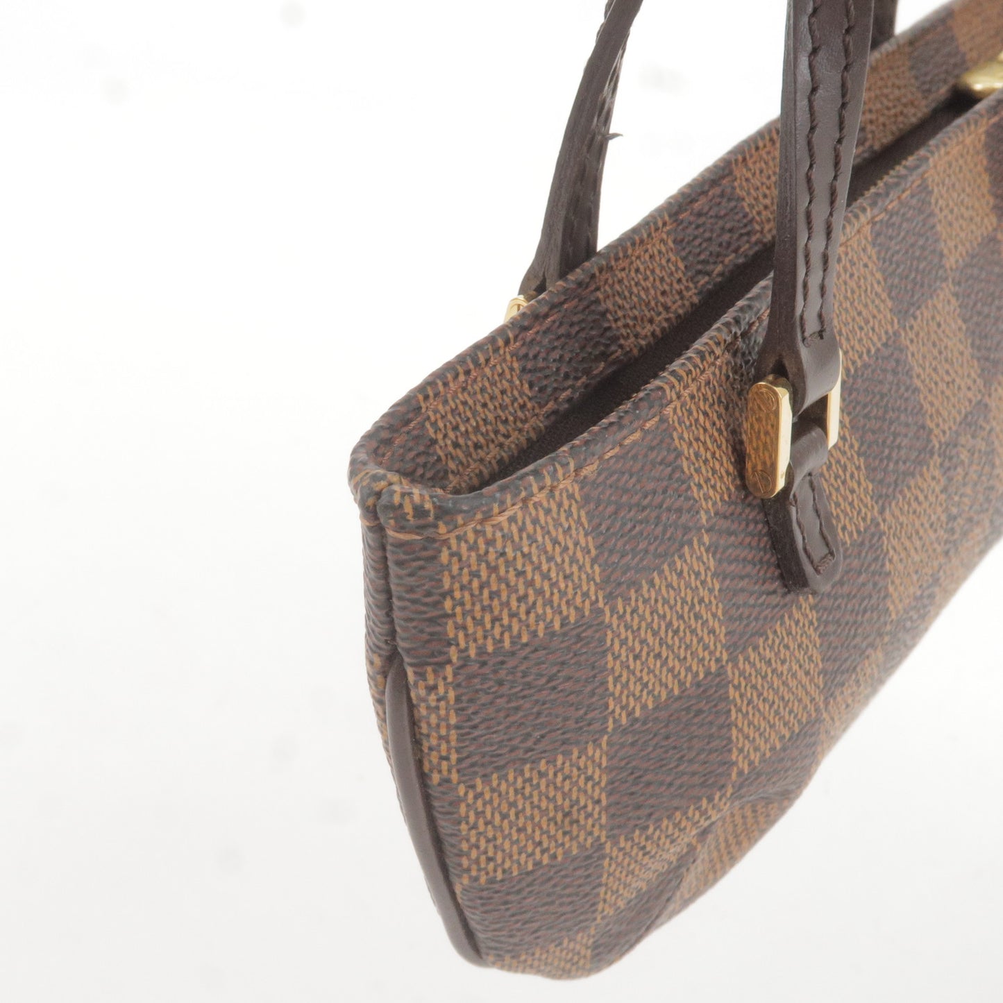 Louis Vuitton Damier Marais Bucket Shoulder Bag + Zip Pouch Clutch
