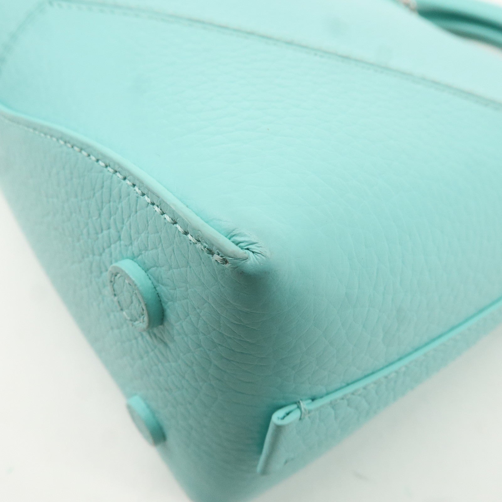 Tiffany&Co. Leather Return to Tiffany Mini Tote Bag Tiffany Blue