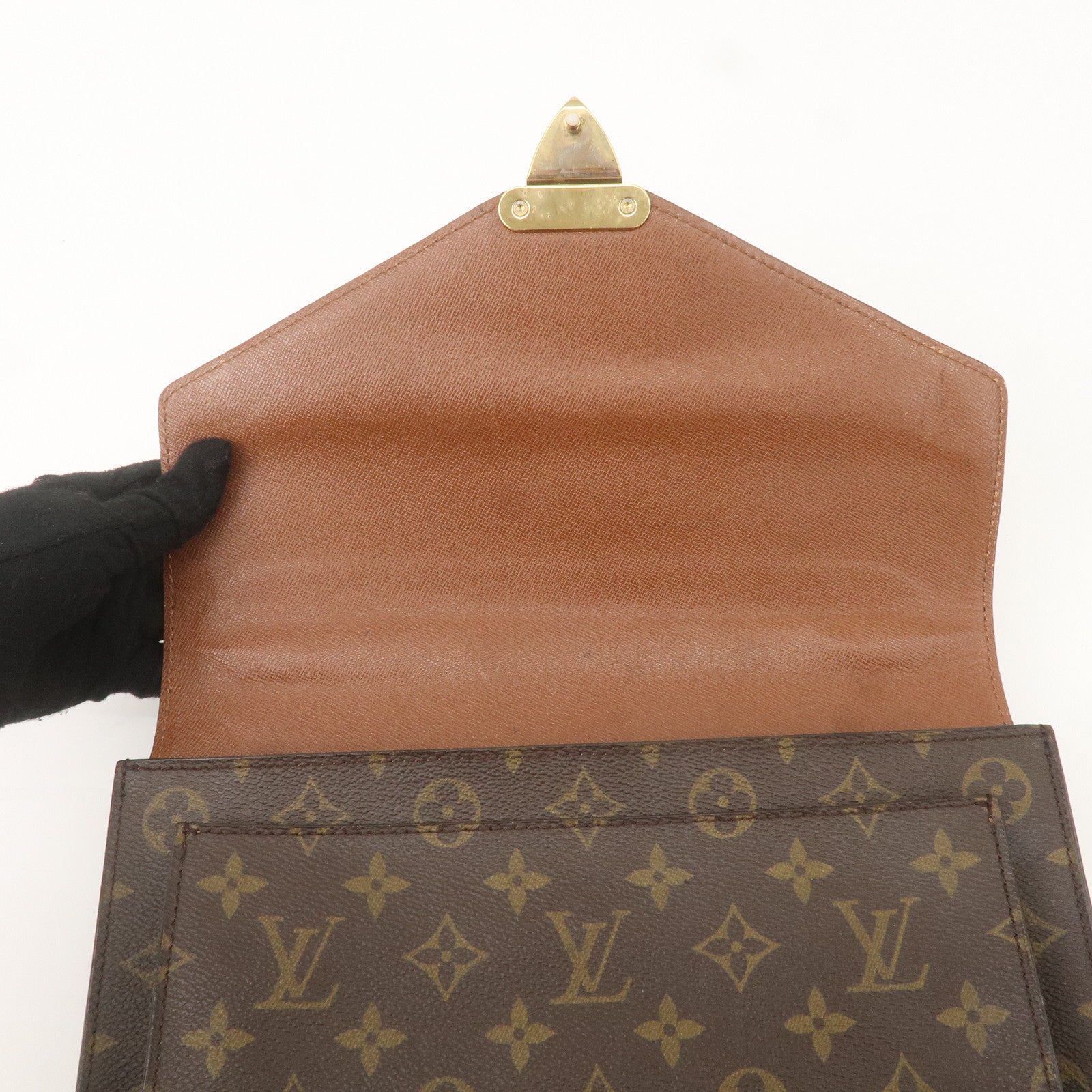 Louis Vuitton Monogram Monceau Hand Bag Brief Case M51185