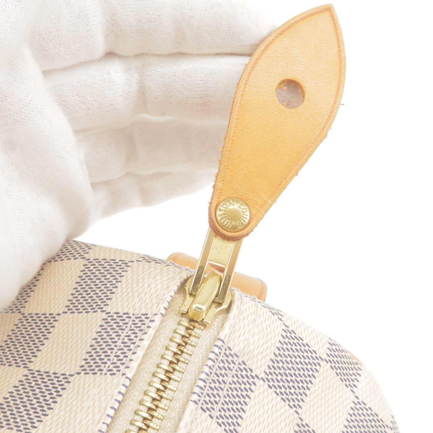 Louis Vuitton Damier Azur Speedy 30 Boston Hand Bag N41533