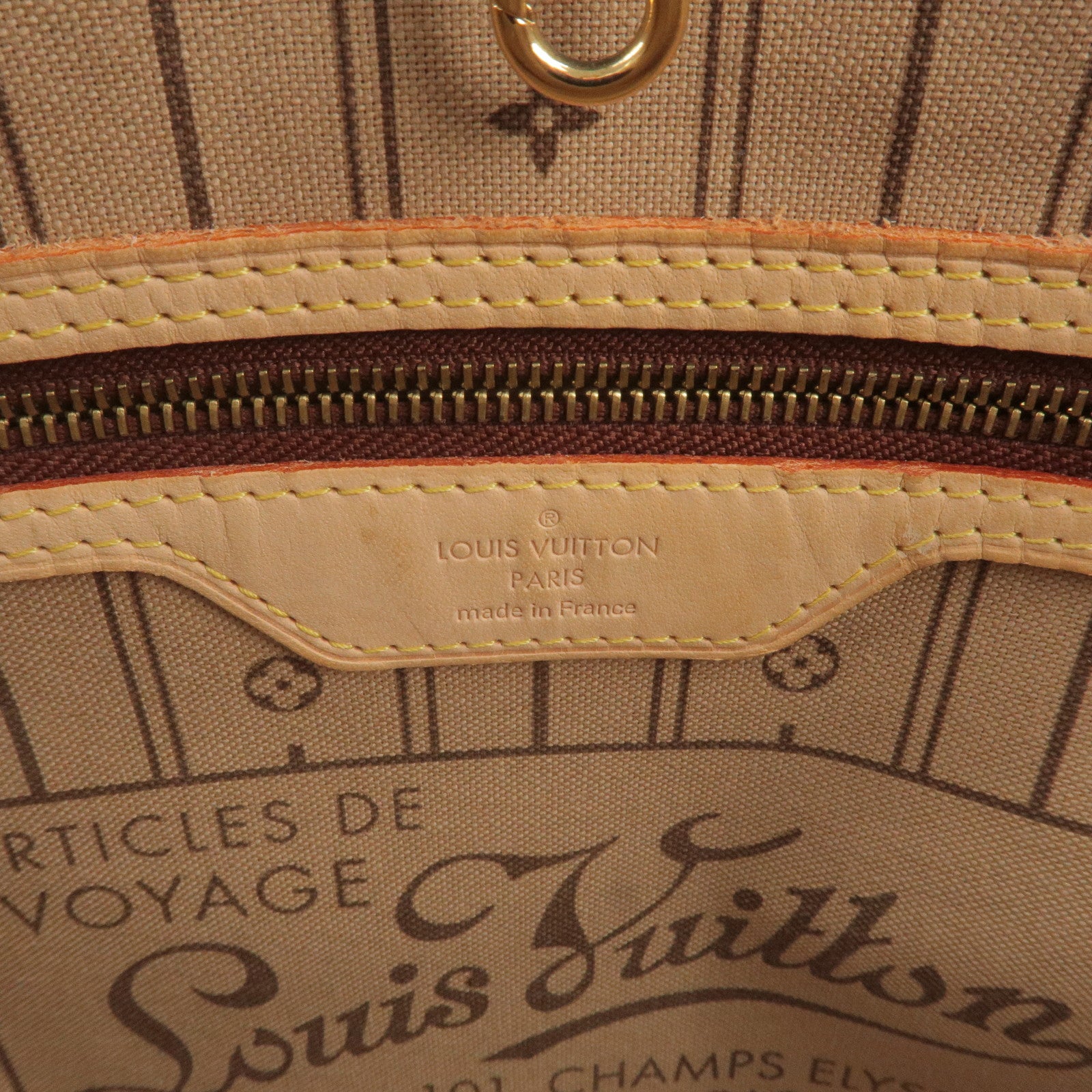 Louis Vuitton, Bags, Louis Vuitton Monogram Neverfull Gm Tote Bag M457 Lv  Auth 26352