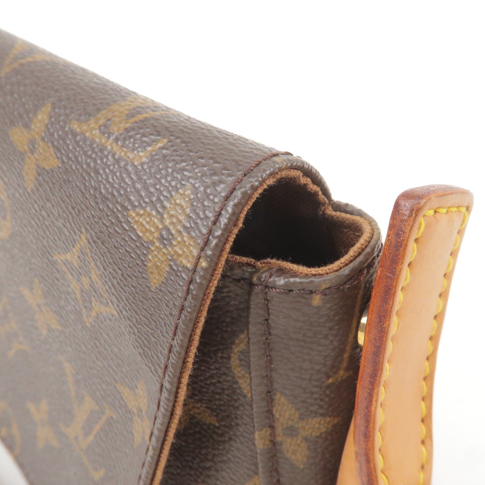 LOUIS VUITTON Monogram Mini Looping Handbag M51147 Shoulder Bag Satchet  Canvas