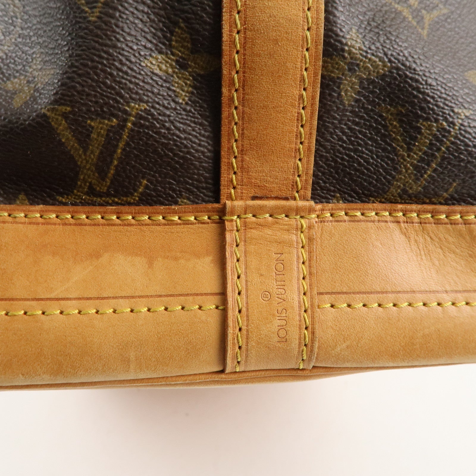 Louis Vuitton Monogram Noe Shoulder Bag Brown M42224