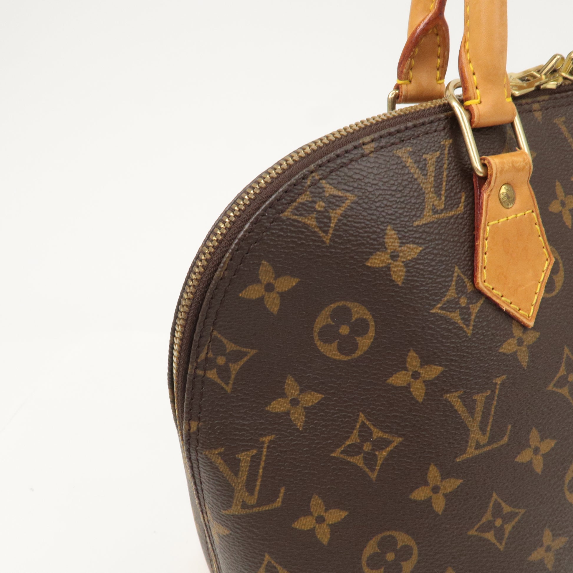 Used Louis Vuitton Tote Bag /Leather/Brw/M51130